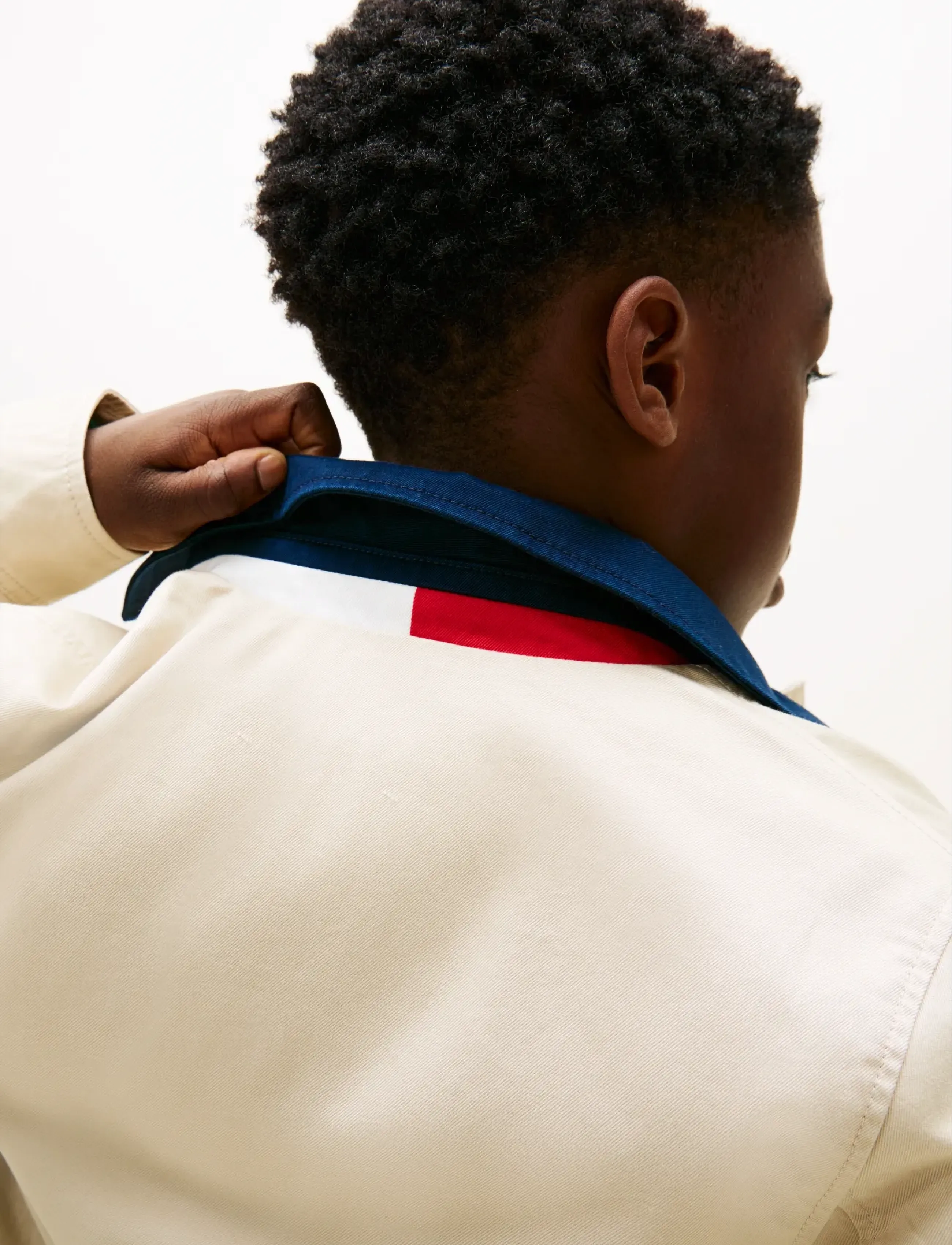Tommy Hilfiger - CONTRAST COLLAR COTTON JACKET - leichte jacken - classic beige - 5
