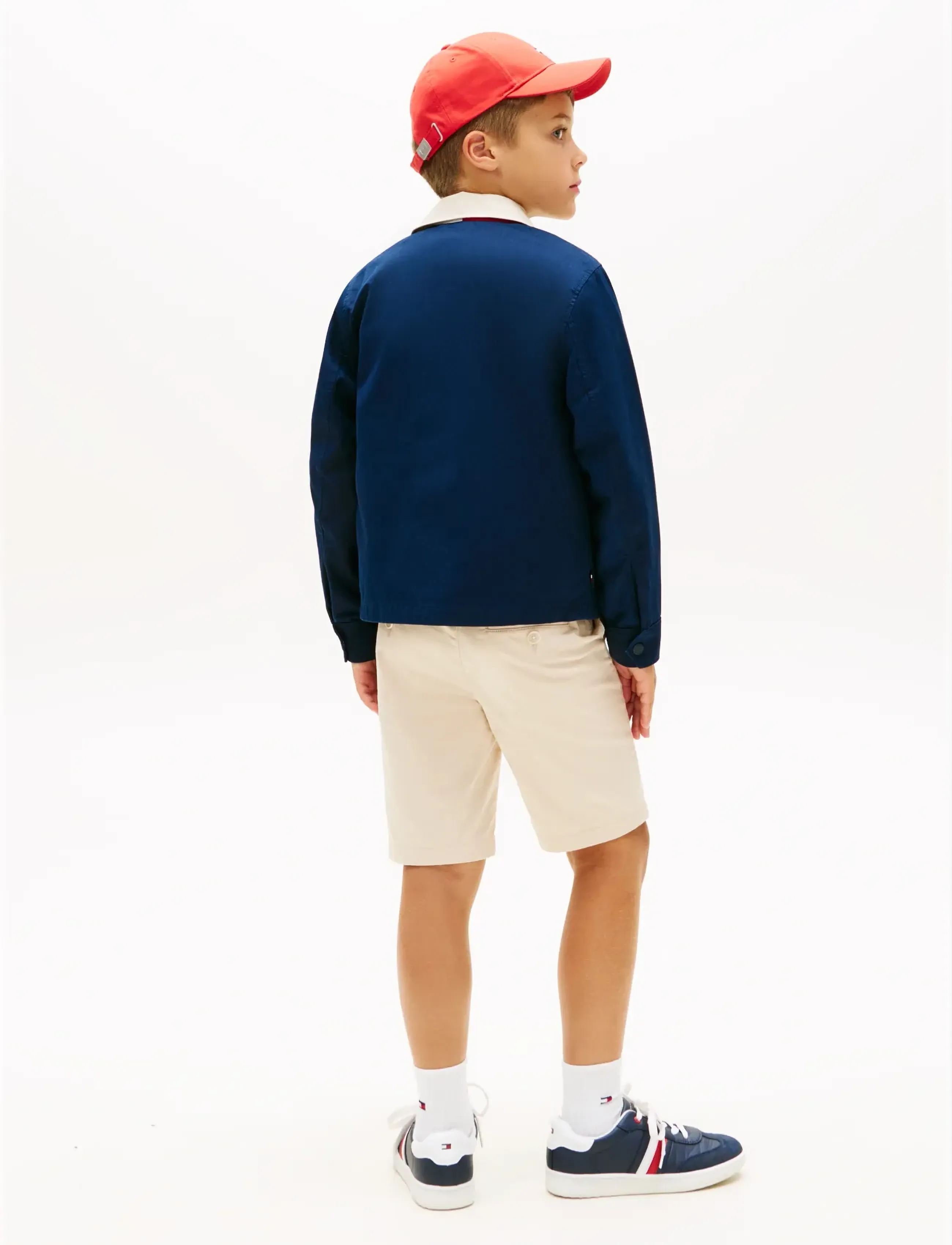 Tommy Hilfiger - CONTRAST COLLAR COTTON JACKET - Õhukesed joped - dark night navy - 2