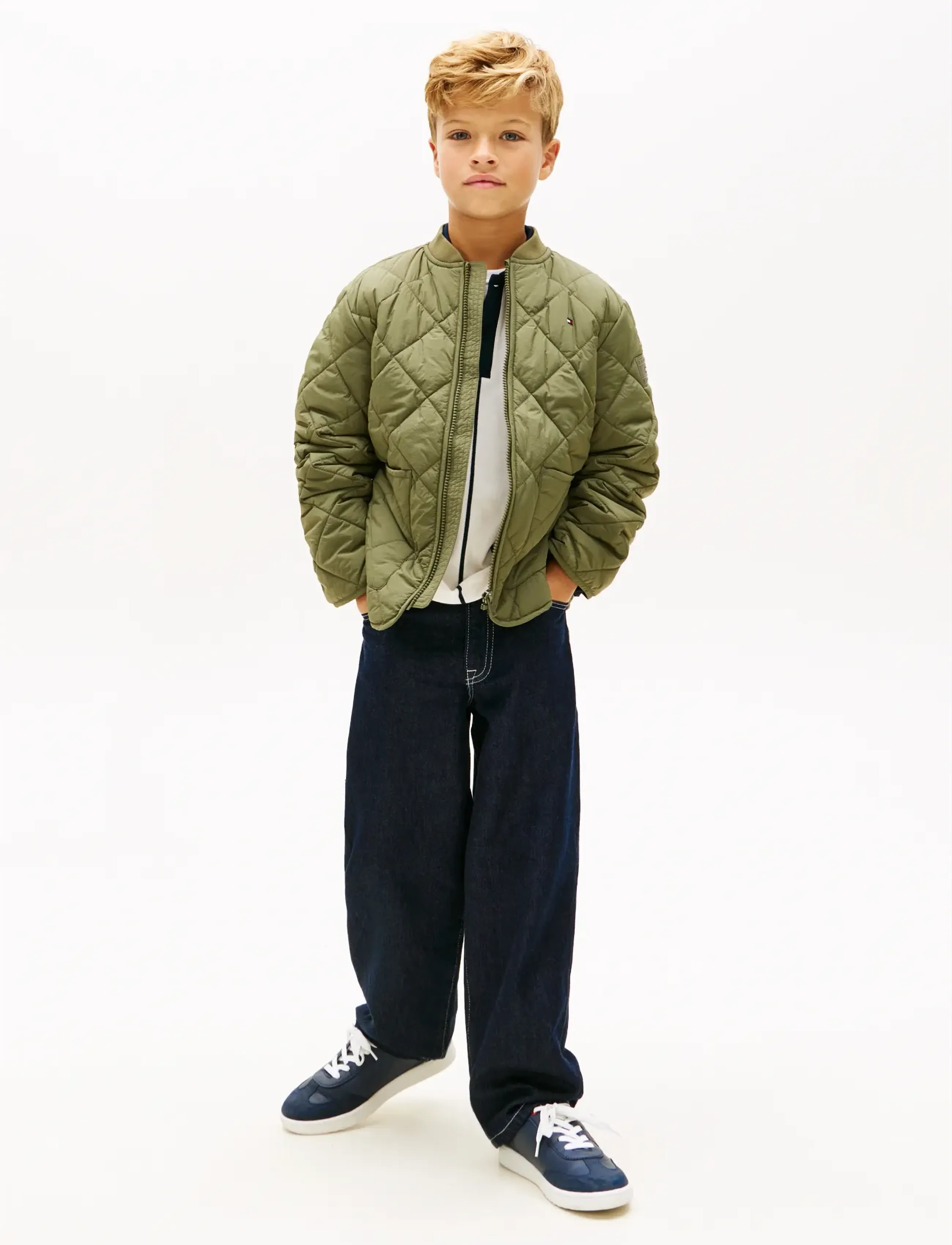Tommy Hilfiger - QUILTED LIGHT WEIGHT JACKET - quiltade jackor - battle green - 3