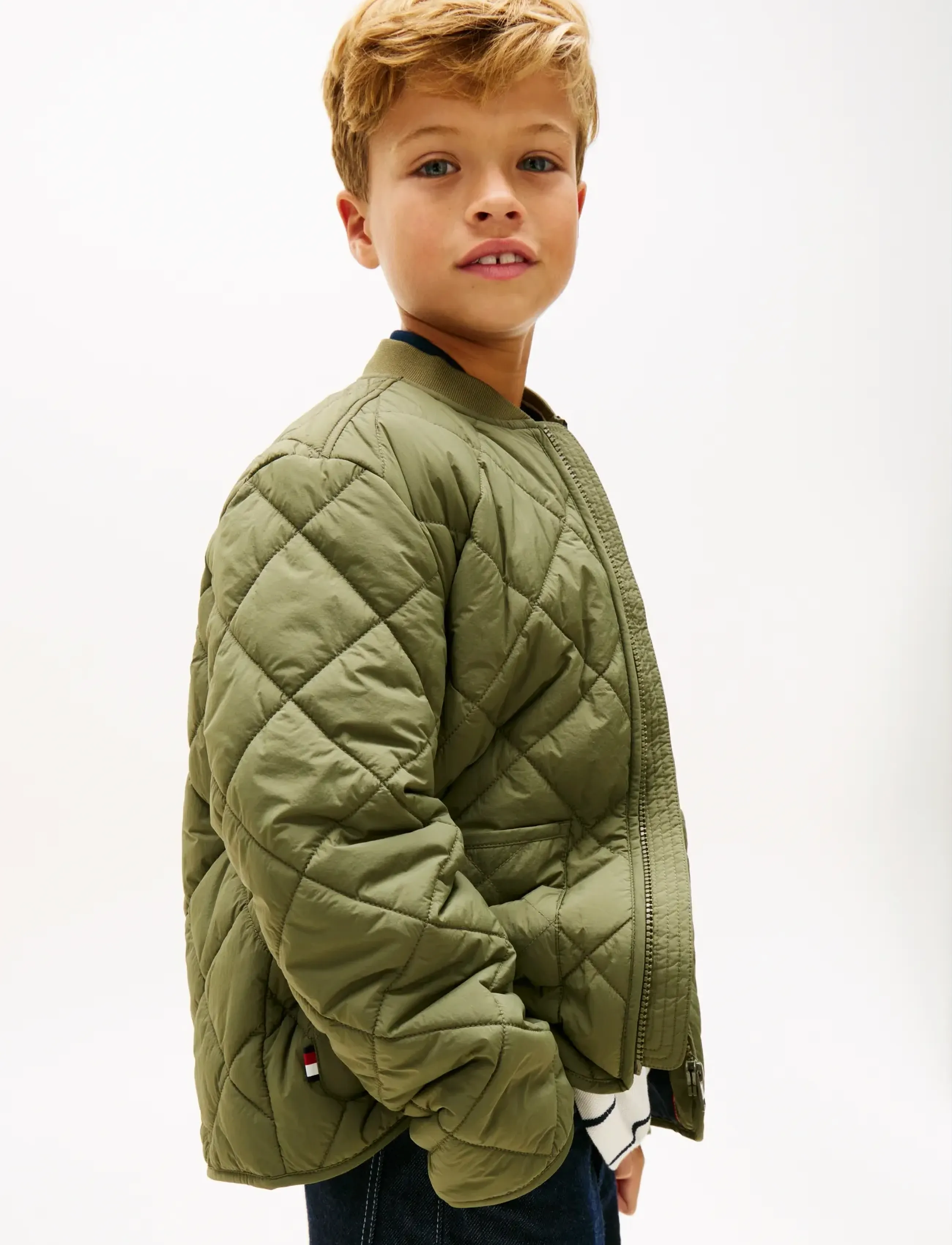 Tommy Hilfiger - QUILTED LIGHT WEIGHT JACKET - quiltade jackor - battle green - 4
