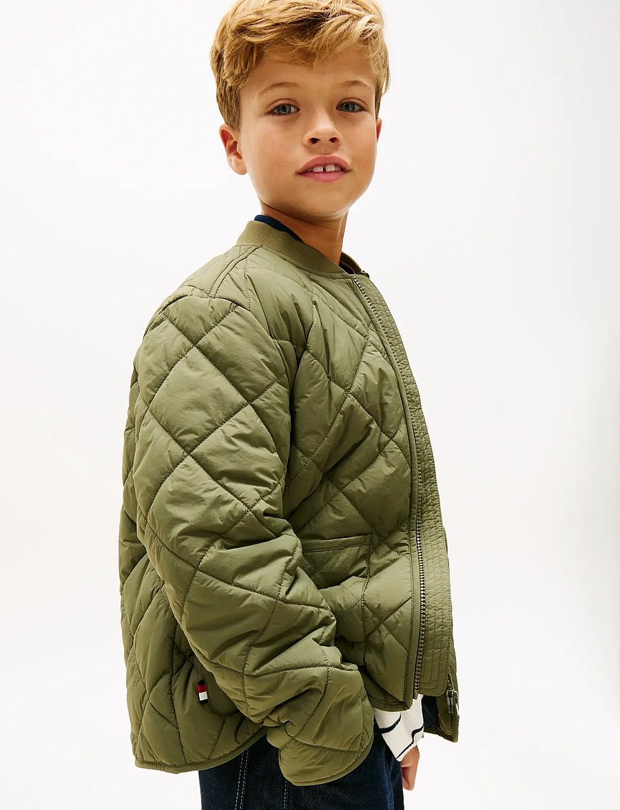 Tommy Hilfiger - QUILTED LIGHT WEIGHT JACKET - quilted jassen - battle green - 4