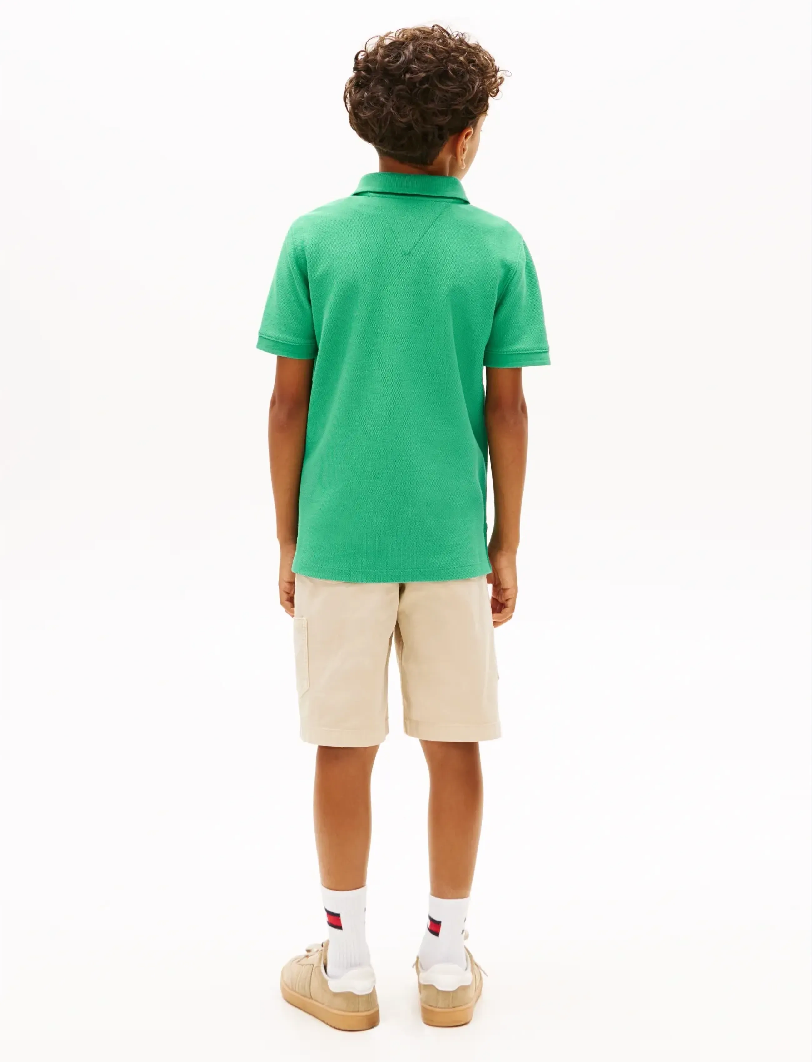 Tommy Hilfiger - HILFIGER VARSITY GRAPHIC POLO SS - kortærmede poloer - bahama green - 2