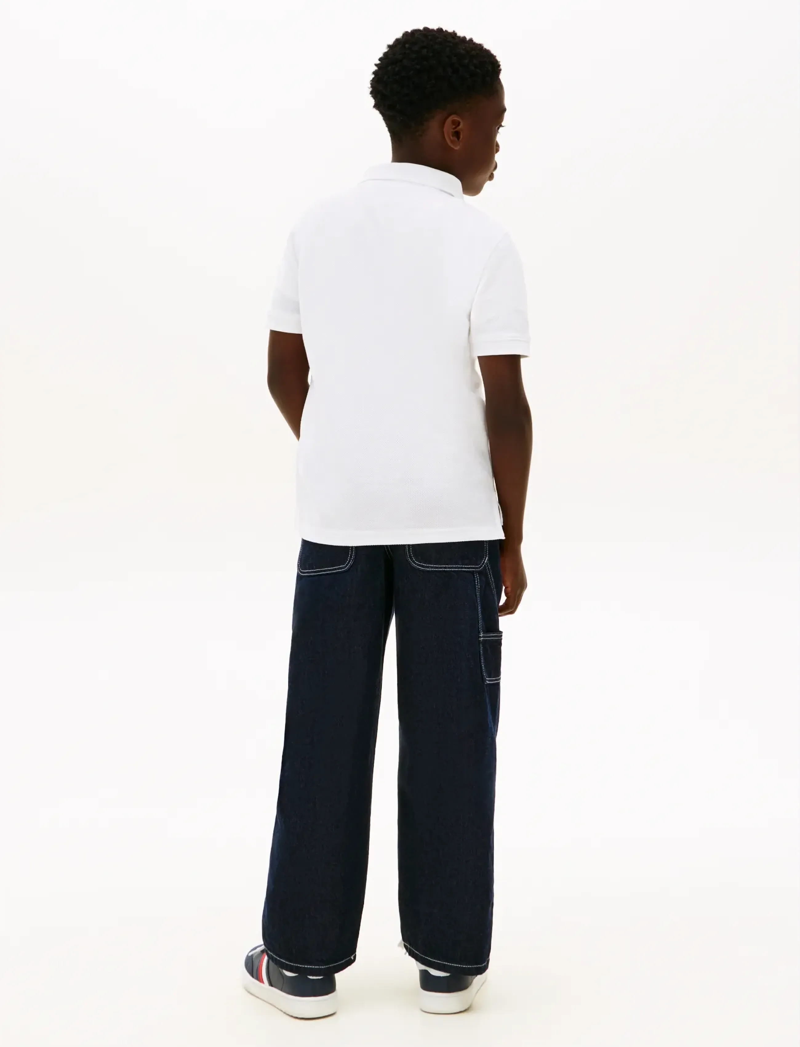 Tommy Hilfiger - HILFIGER VARSITY GRAPHIC POLO SS - kortærmede poloer - white - 2