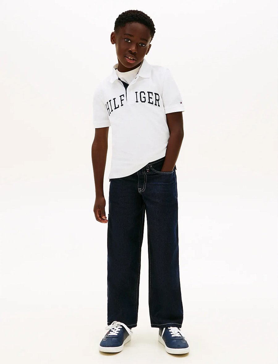 Tommy Hilfiger - HILFIGER VARSITY GRAPHIC POLO SS - kurzärmelig - white - 3
