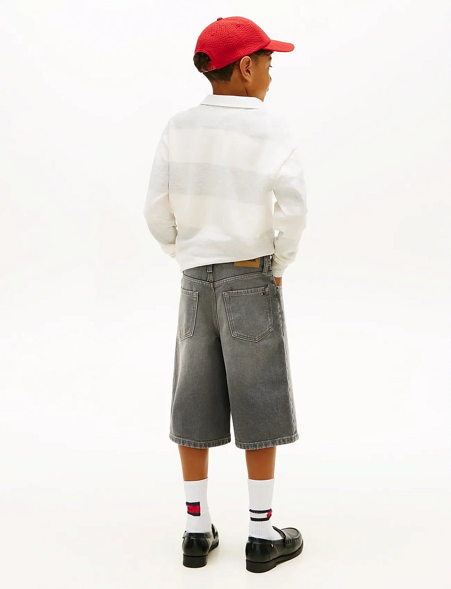 Tommy Hilfiger - BAGGY GREY DENIM SHORTS - jeansshorts - denim grey - 2