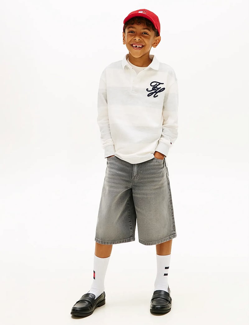 Tommy Hilfiger - BAGGY GREY DENIM SHORTS - jeansshorts - denim grey - 3