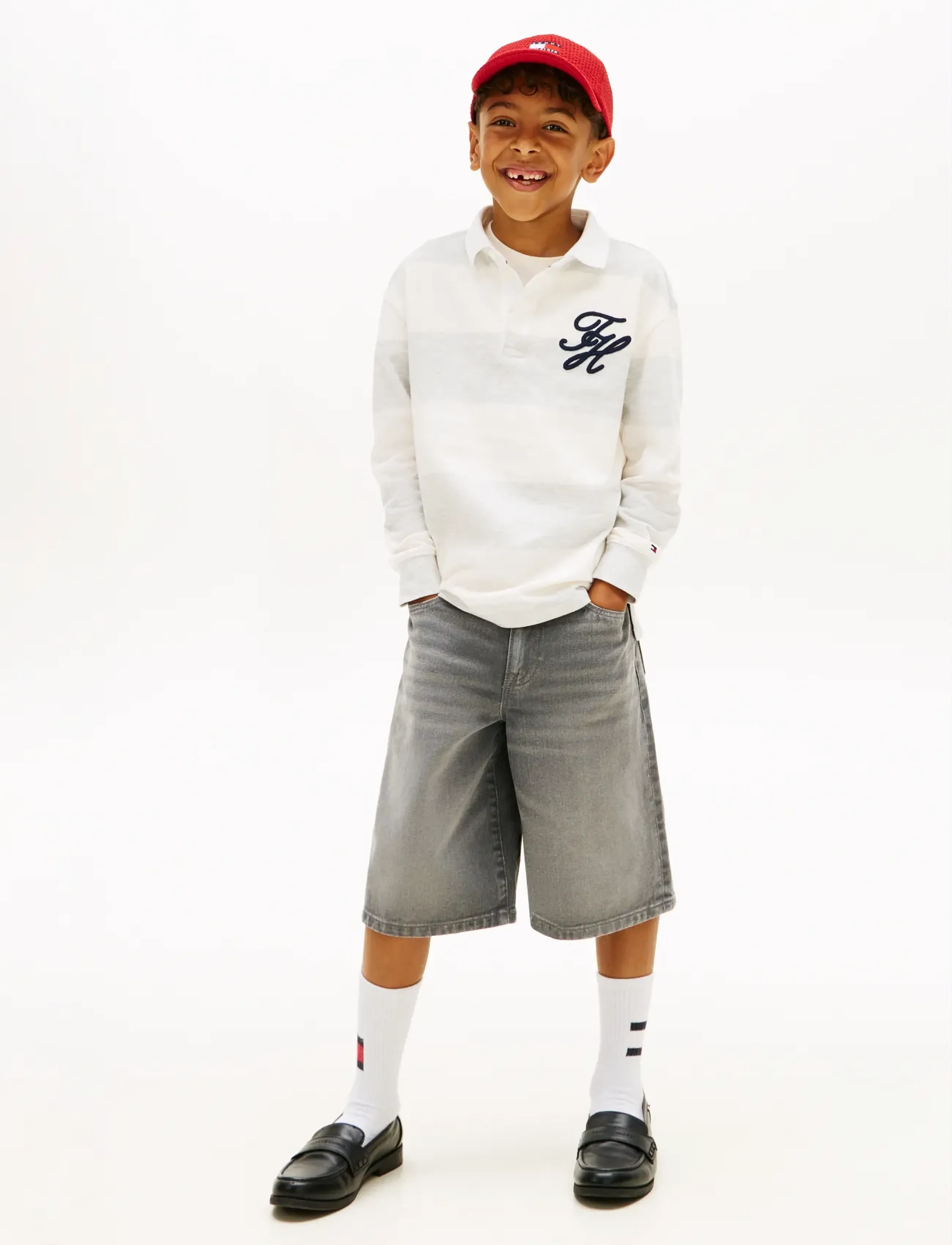 Tommy Hilfiger - BAGGY GREY DENIM SHORTS - denim shorts - denim grey - 3