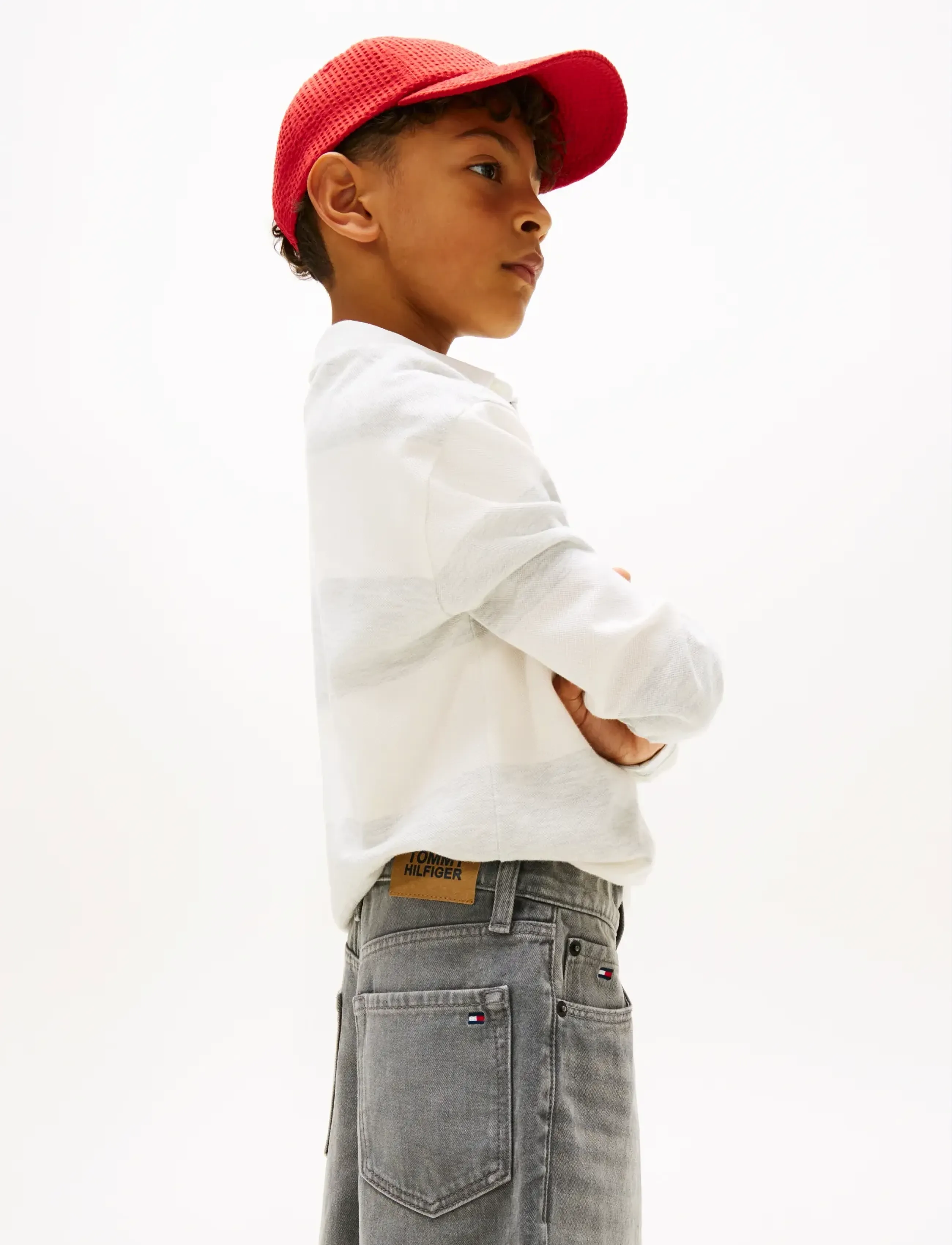 Tommy Hilfiger - BAGGY GREY DENIM SHORTS - denim shorts - denim grey - 4