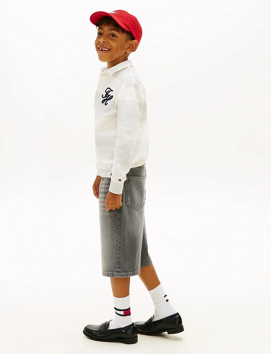 Tommy Hilfiger - BAGGY GREY DENIM SHORTS - jeansshorts - denim grey - 5