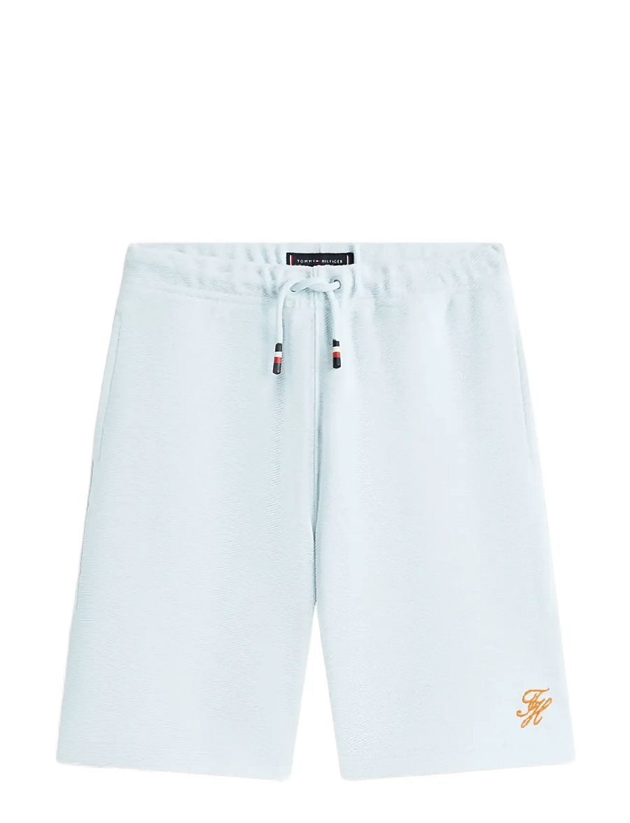 Tommy Hilfiger - TH SCRIPT JERSEY TWILL SHORT - sweatshorts - keepsake blue - 1