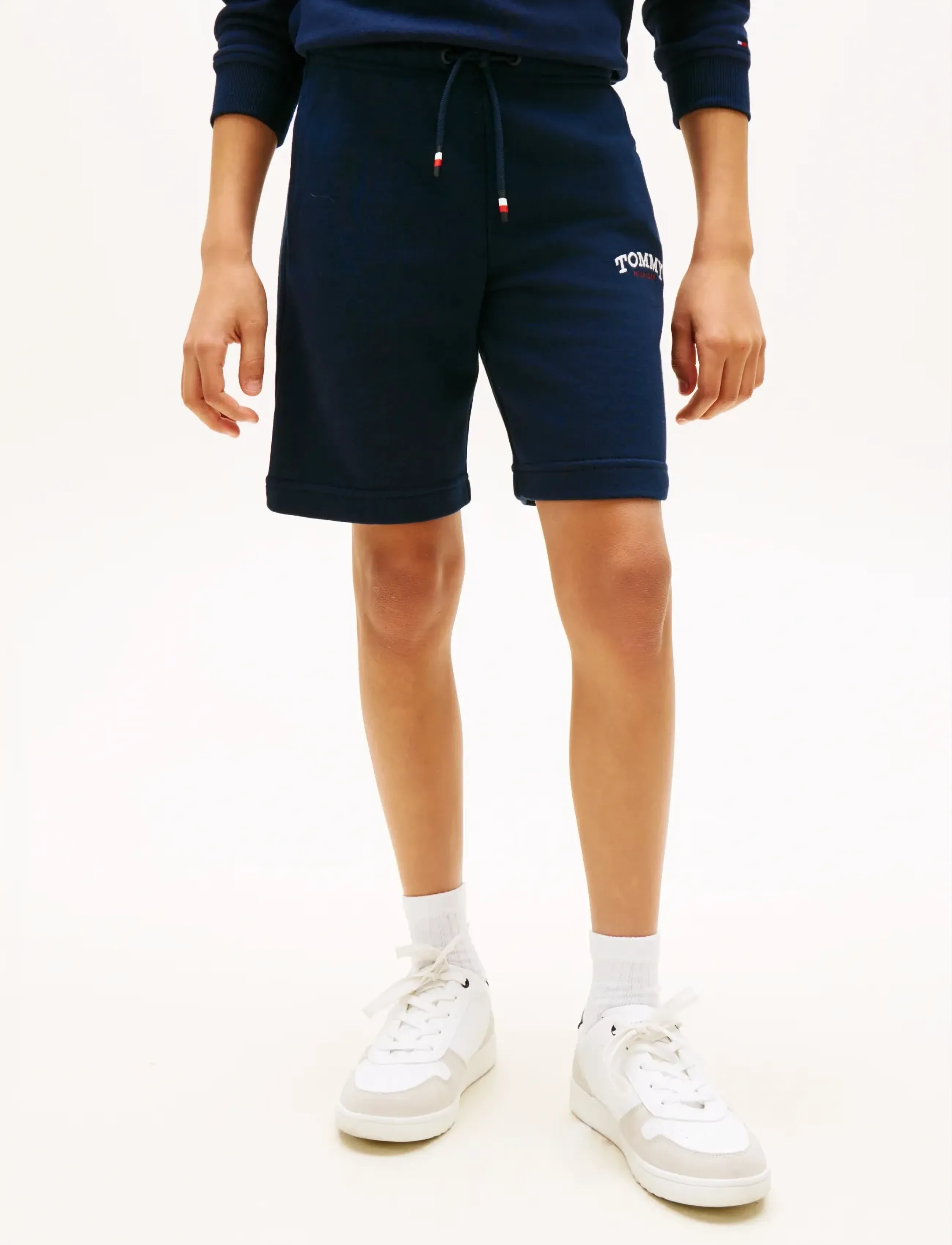 Tommy Hilfiger MONOTYPE GRAPHIC SWEATSHORT - Shorts - DARK NIGHT NAVY / navy