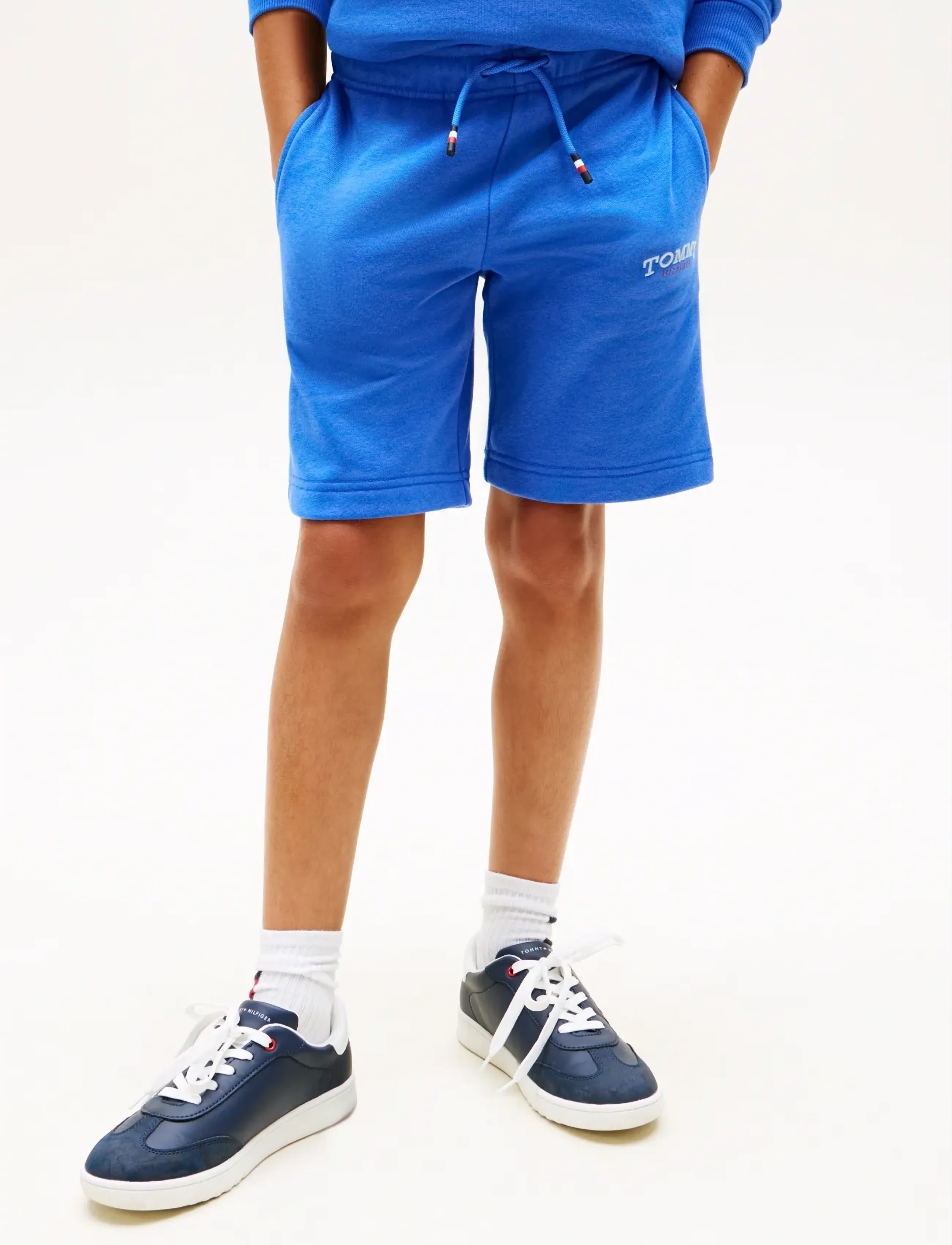 Tommy Hilfiger MONOTYPE GRAPHIC SWEATSHORT - Shortsit - EMPIRE BLUE / blue