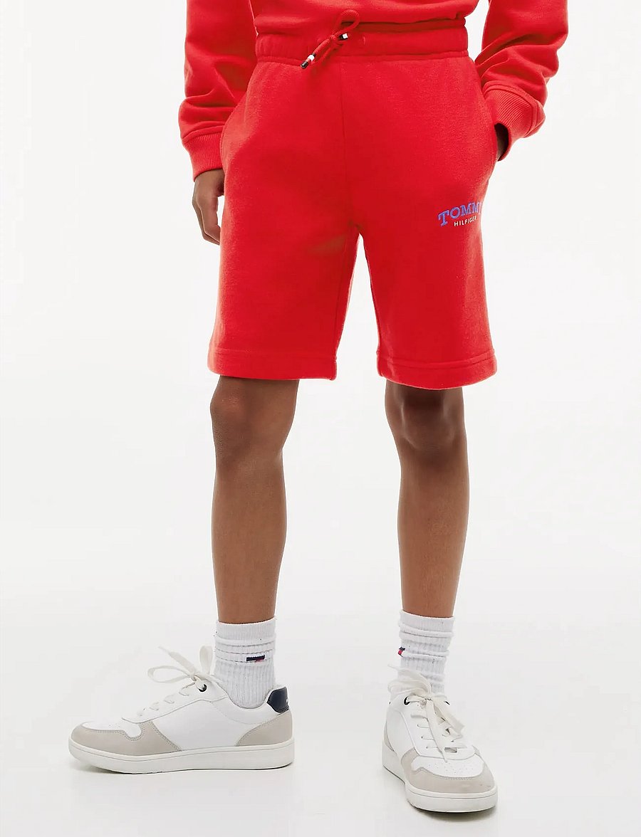 Tommy Hilfiger - MONOTYPE GRAPHIC SWEATSHORT - sweatshorts - rapid red - 0