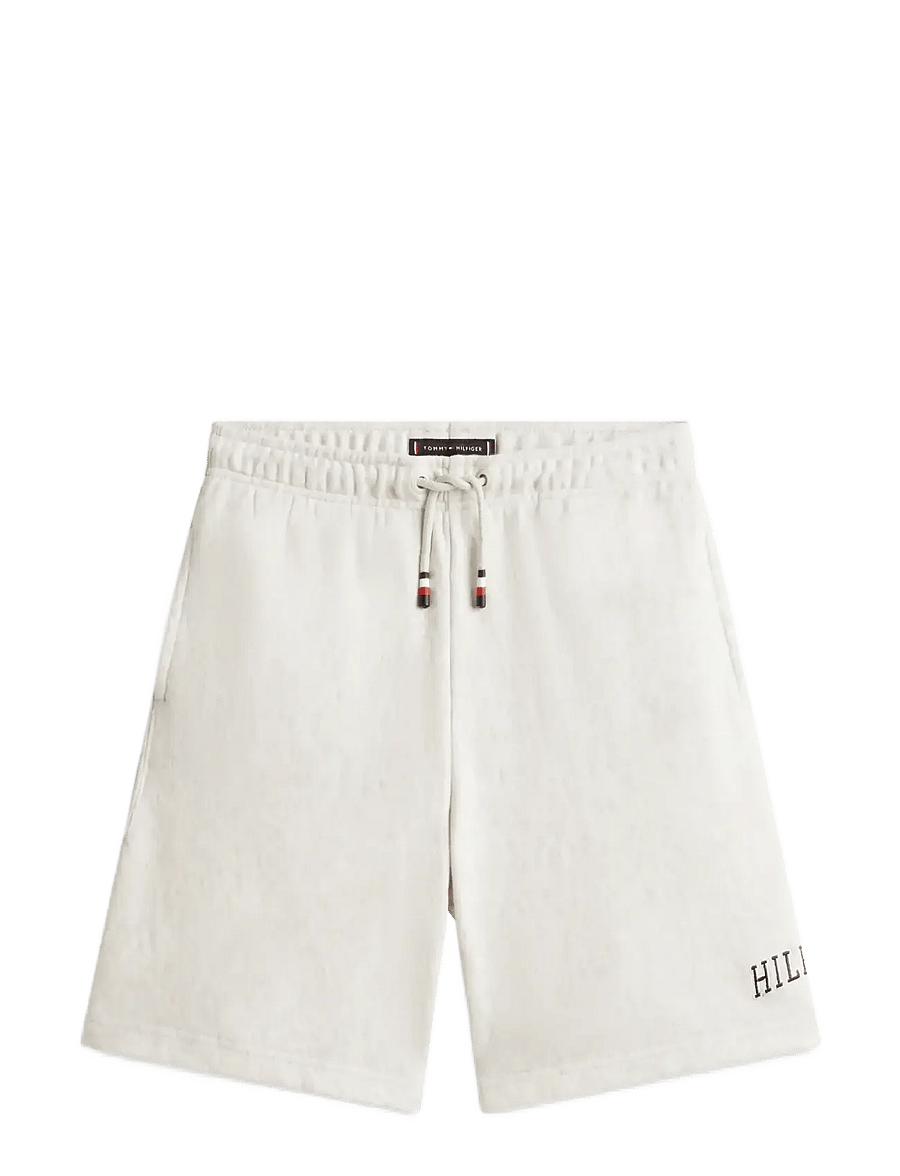 Tommy Hilfiger - HILFIGER VARSITY WIDE SWEATSHORT - sweatshorts - light grey heather - 1