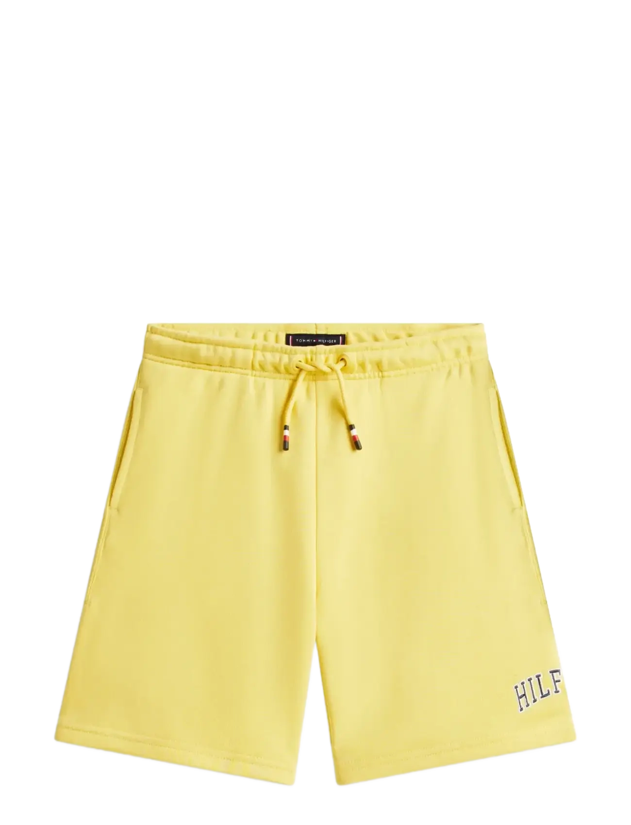 Tommy Hilfiger HILFIGER VARSITY WIDE SWEATSHORT - Lühikesed püksid - YELLOW DAHLIA / yellow