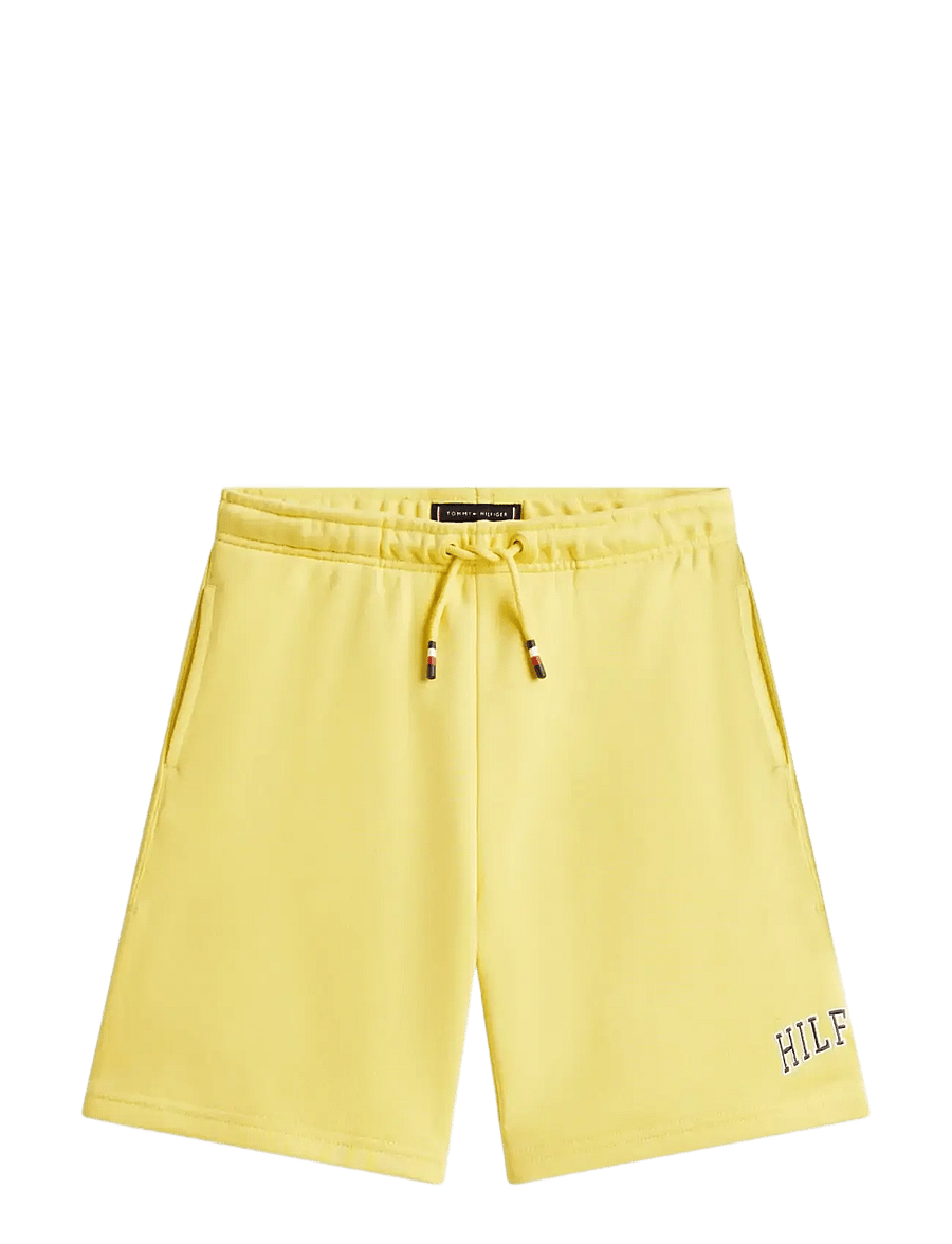 Tommy Hilfiger - HILFIGER VARSITY WIDE SWEATSHORT - sweatshorts - yellow dahlia - 1