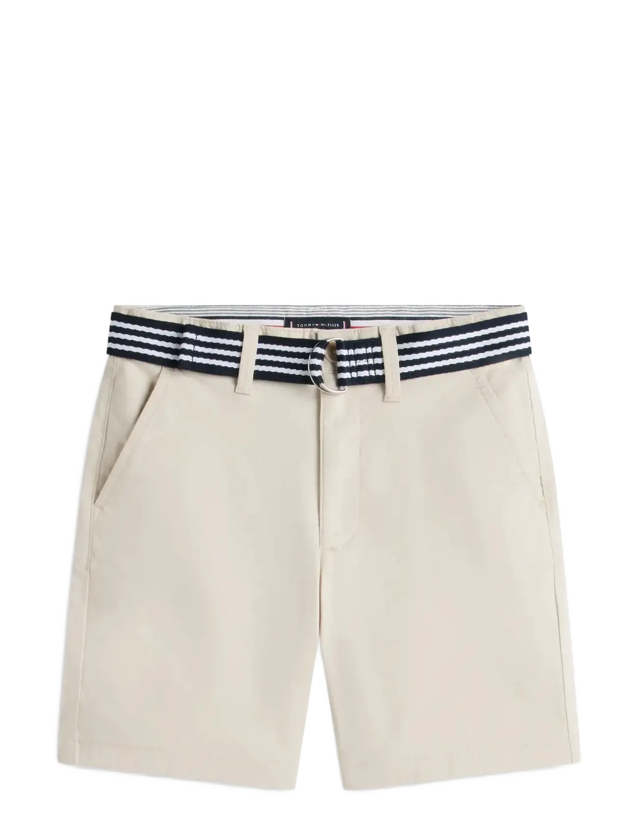 Tommy Hilfiger BAGGY CHINO BELTED SHORT - Nyheder - CLASSIC BEIGE / beige