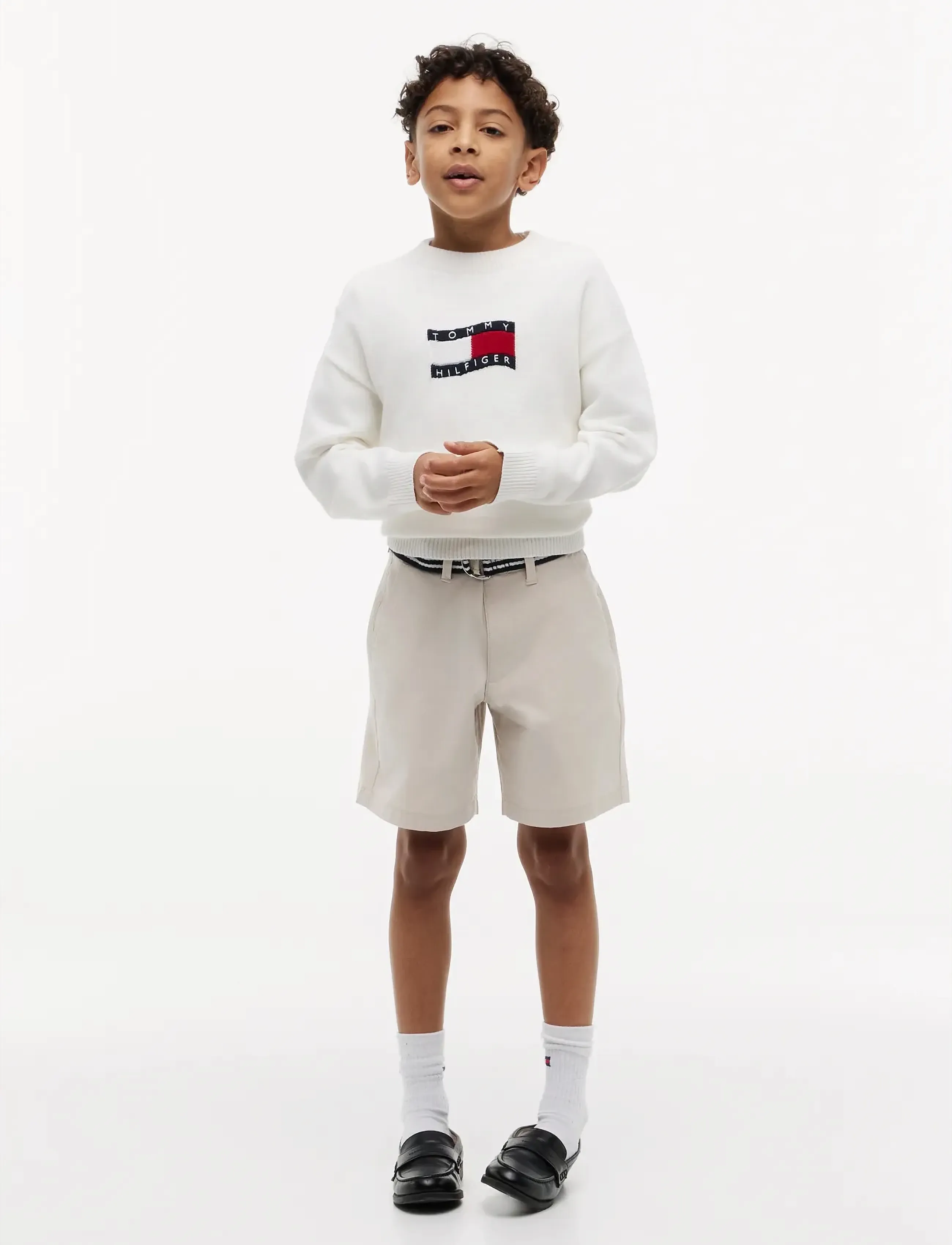 Tommy Hilfiger - BAGGY CHINO BELTED SHORT - chino-shorts - classic beige - 3