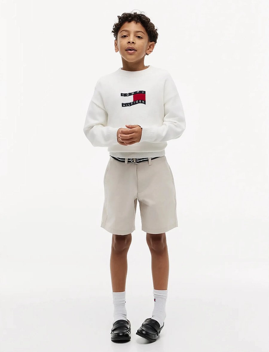Tommy Hilfiger - BAGGY CHINO BELTED SHORT - chino-shorts - classic beige - 3