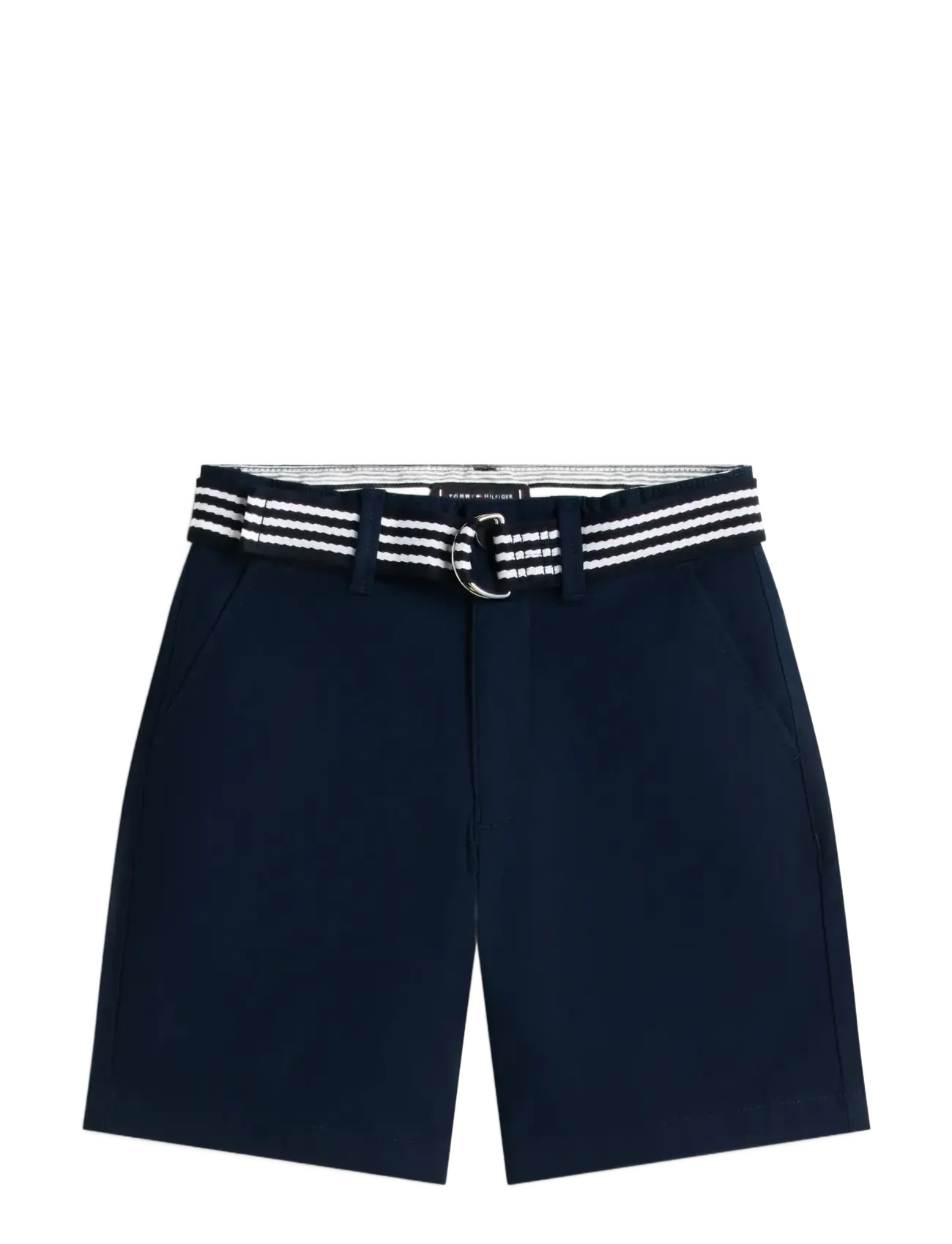 Tommy Hilfiger BAGGY CHINO BELTED SHORT - Kläder - DARK NIGHT NAVY / navy