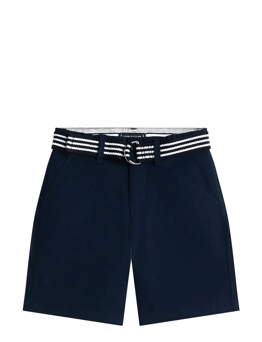 Tommy Hilfiger - BAGGY CHINO BELTED SHORT - chino shorts - dark night navy - 1