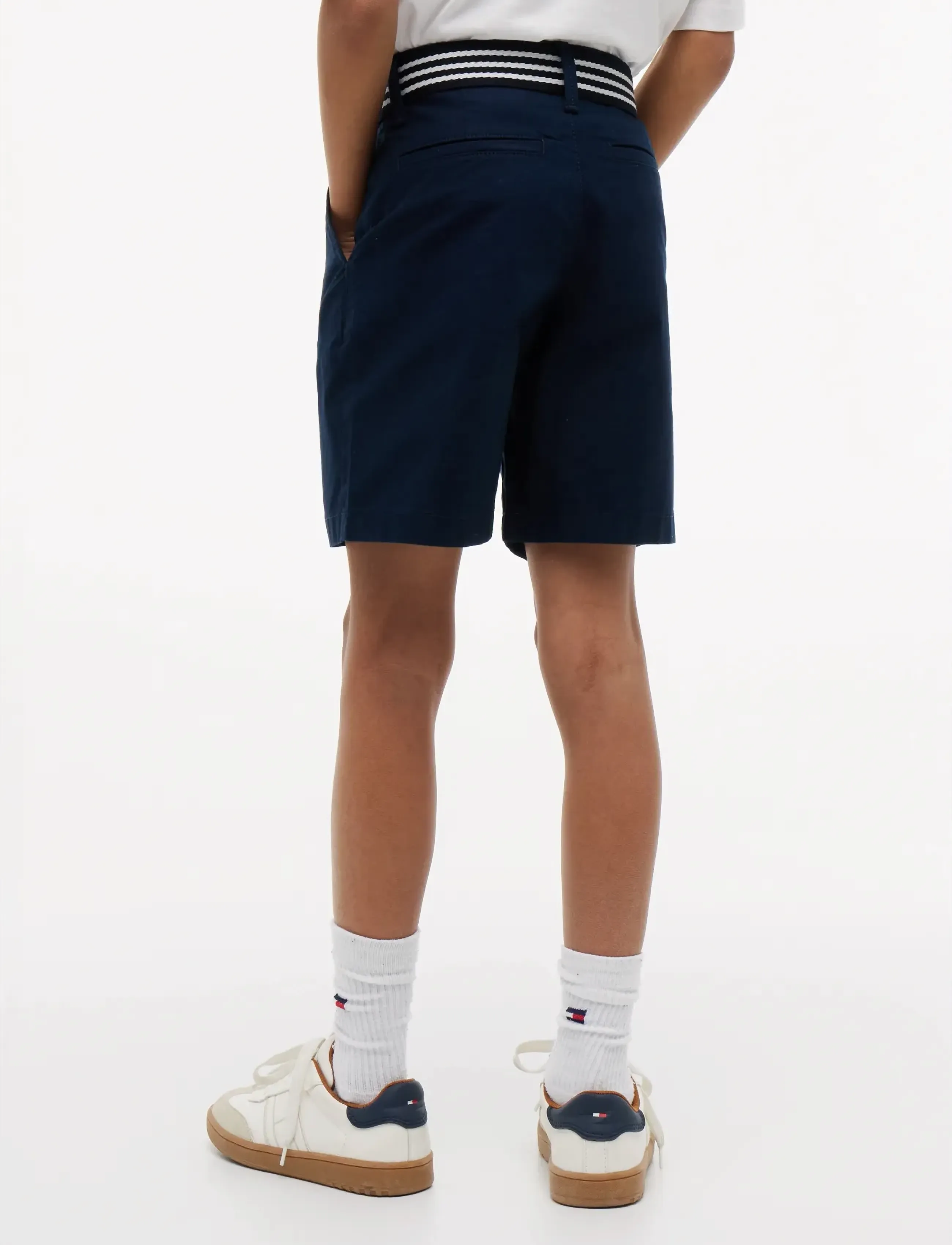 Tommy Hilfiger - BAGGY CHINO BELTED SHORT - chino shorts - dark night navy - 2