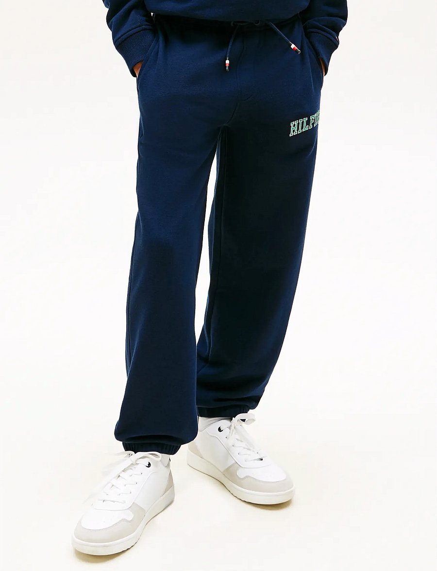 Tommy Hilfiger - HILFIGER VARSITY SWEATPANTS - sweatpants - dark night navy - 0