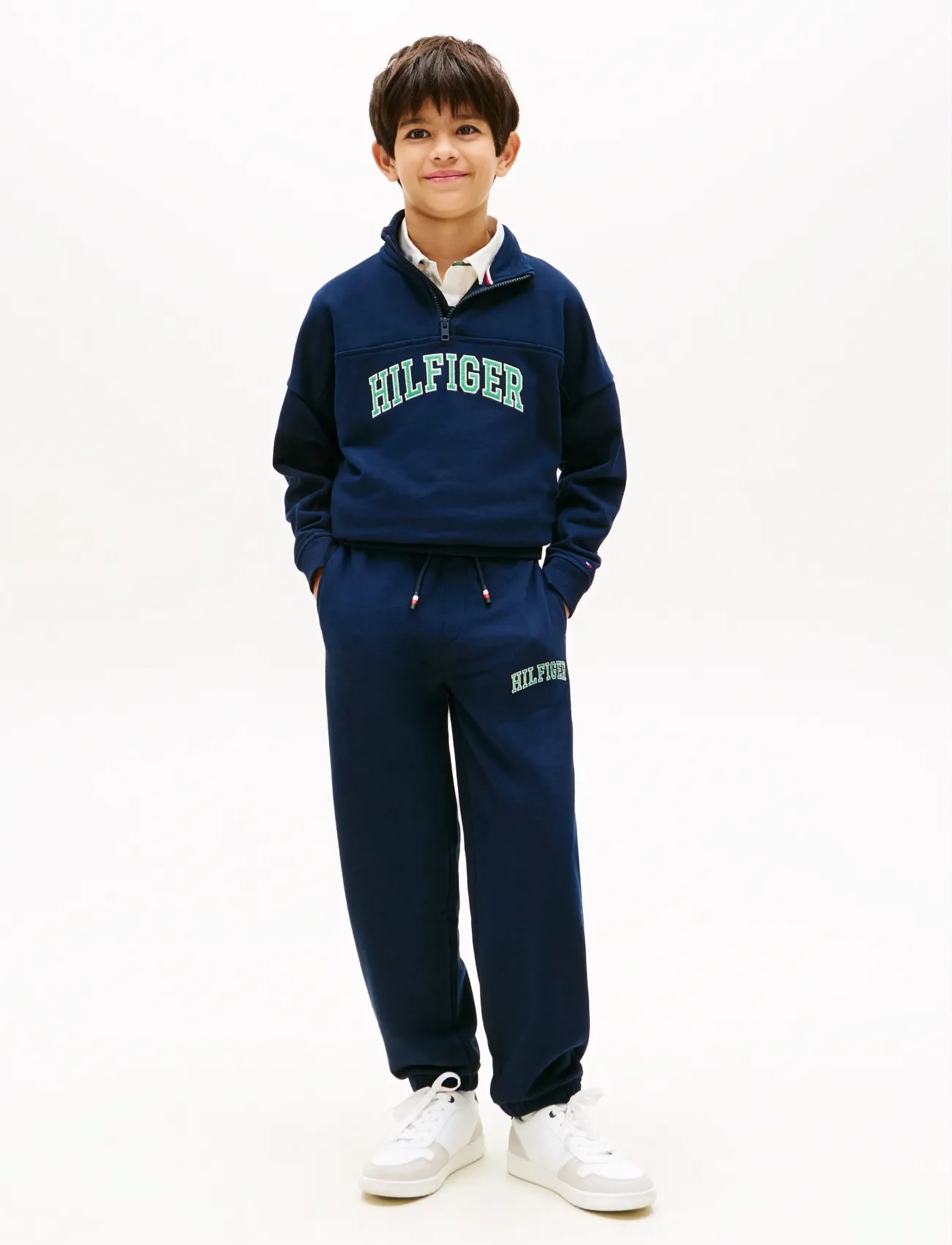 Tommy Hilfiger - HILFIGER VARSITY SWEATPANTS - jogginghosen - dark night navy - 3