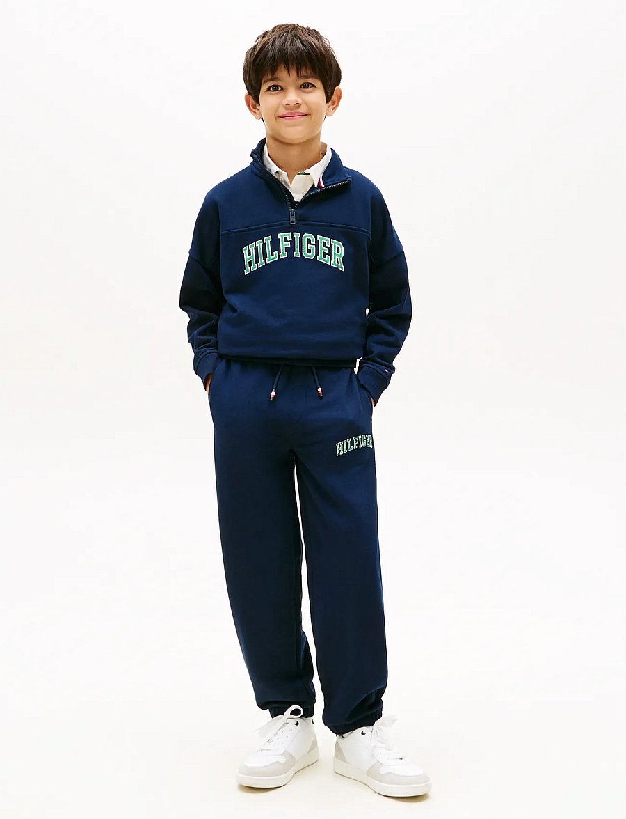 Tommy Hilfiger - HILFIGER VARSITY SWEATPANTS - sweatpants - dark night navy - 3