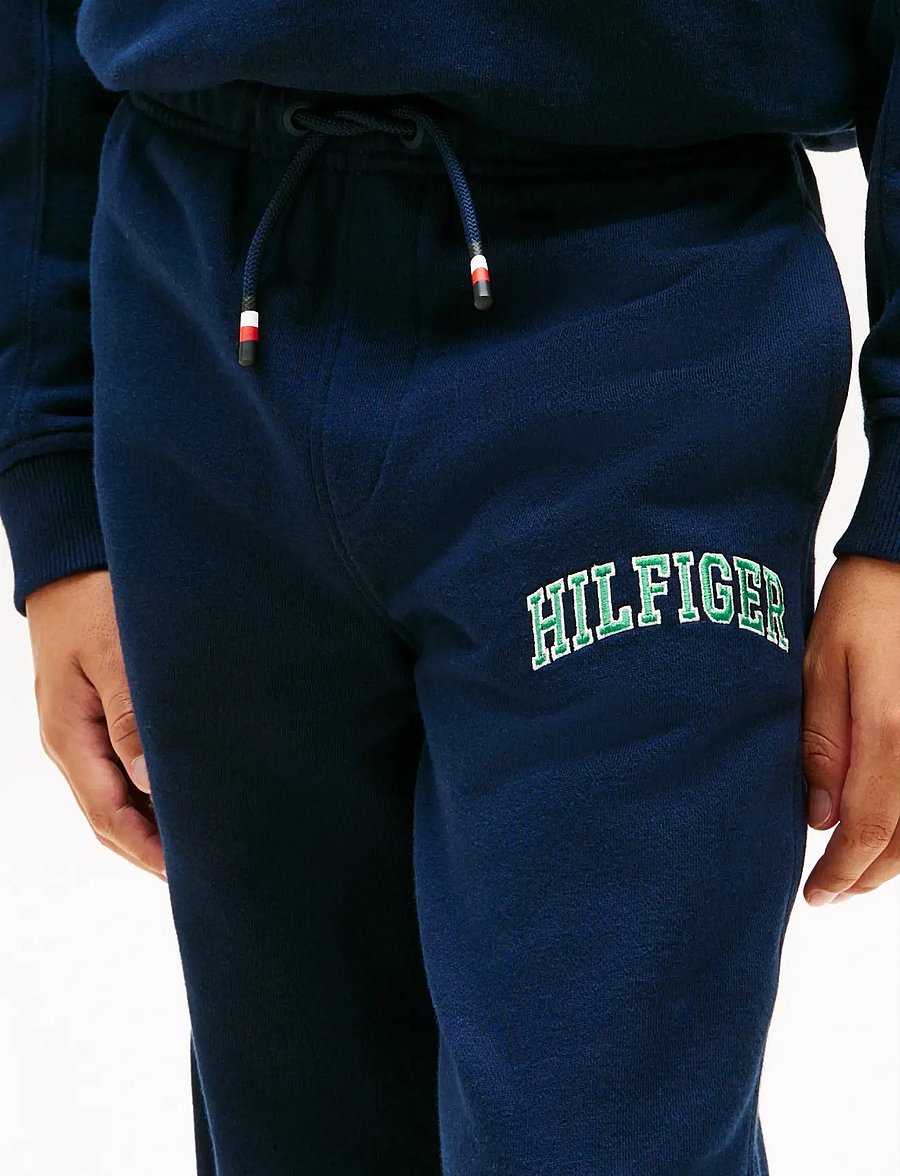 Tommy Hilfiger - HILFIGER VARSITY SWEATPANTS - sweatpants - dark night navy - 4