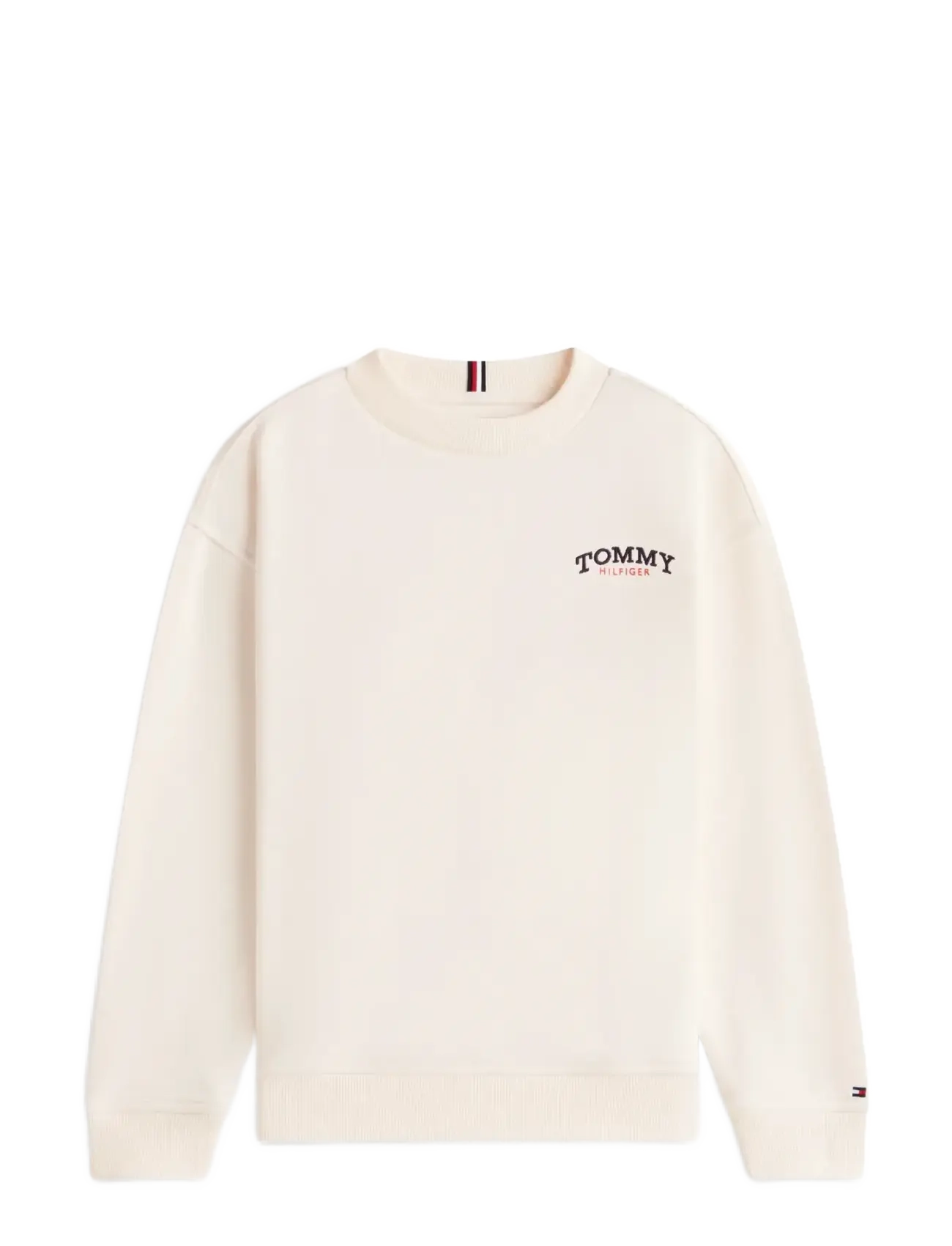 Tommy Hilfiger MONOTYPE GRAPHIC SWEATSHIRT - Teismelised 140-176 - ANCIENT WHITE / cream