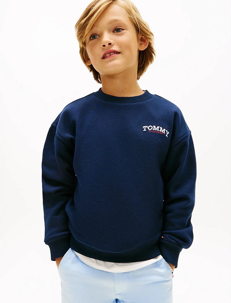 Tommy Hilfiger - MONOTYPE GRAPHIC SWEATSHIRT - sweatshirts - dark night navy - 0