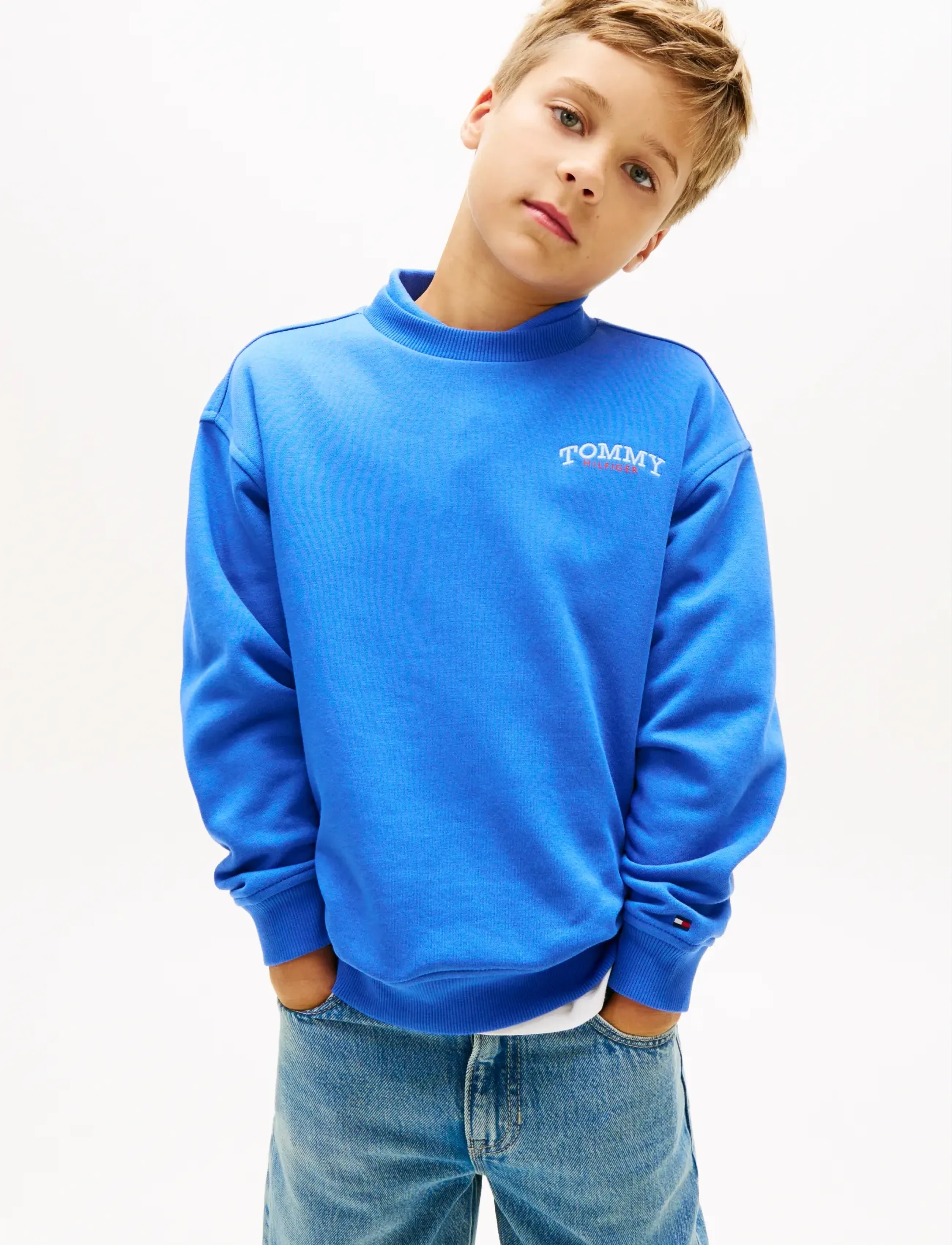 Tommy Hilfiger MONOTYPE GRAPHIC SWEATSHIRT - Sweatshirts - EMPIRE BLUE / blue