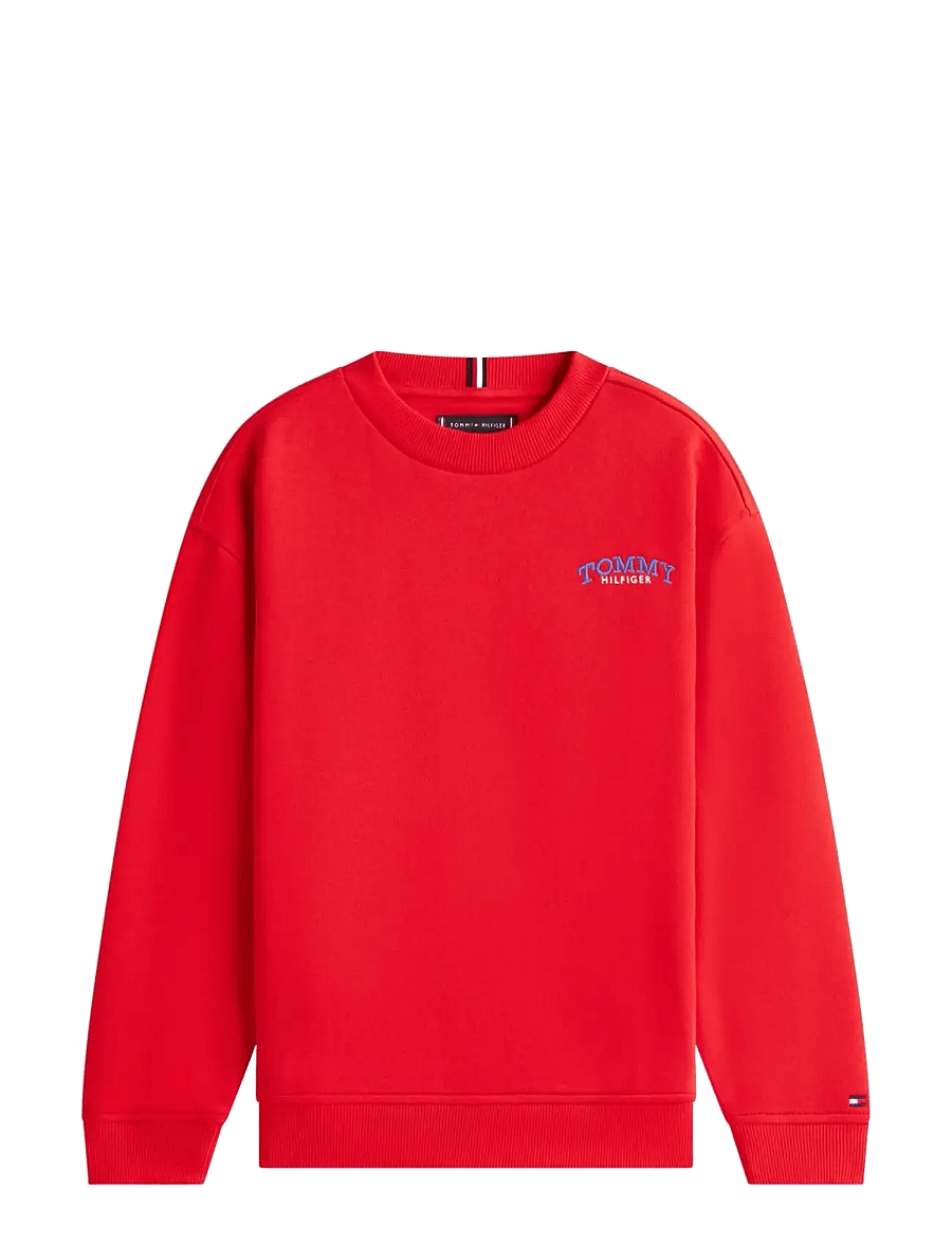 Tommy Hilfiger - MONOTYPE GRAPHIC SWEATSHIRT - sweatshirts - rapid red - 1
