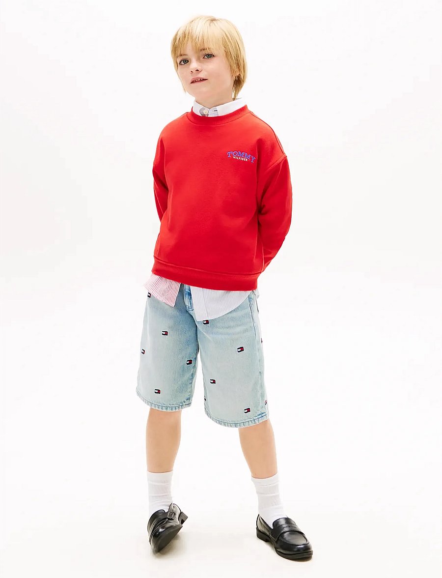 Tommy Hilfiger - MONOTYPE GRAPHIC SWEATSHIRT - sweatshirts - rapid red - 3