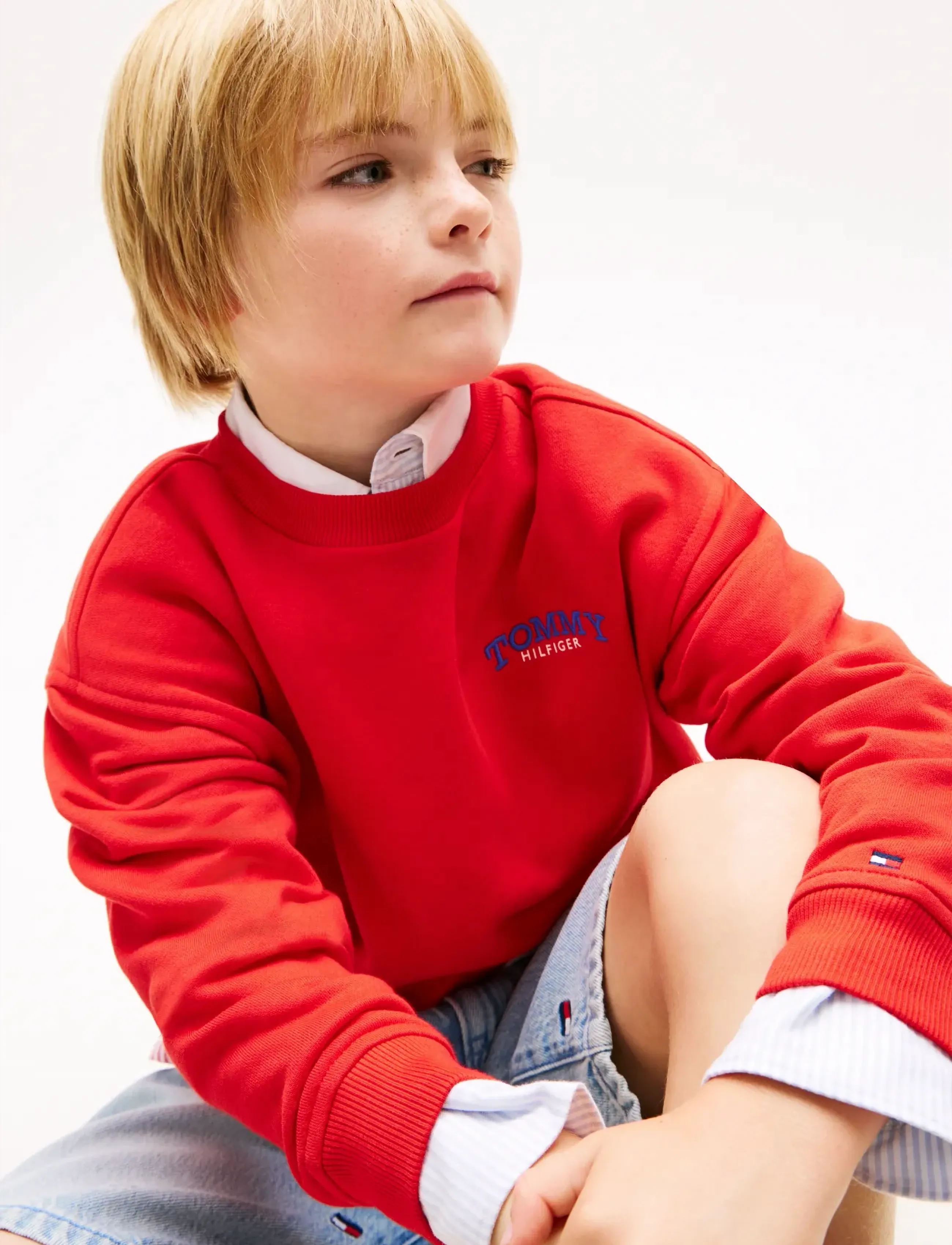 Tommy Hilfiger - MONOTYPE GRAPHIC SWEATSHIRT - sweatshirts - rapid red - 4