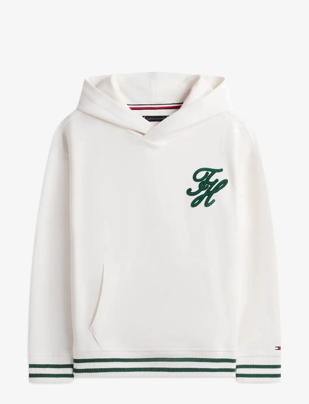 Tommy Hilfiger - TH SCRIPT GRAPHIC HOODIE - kapuzenpullover - ancient white - 1