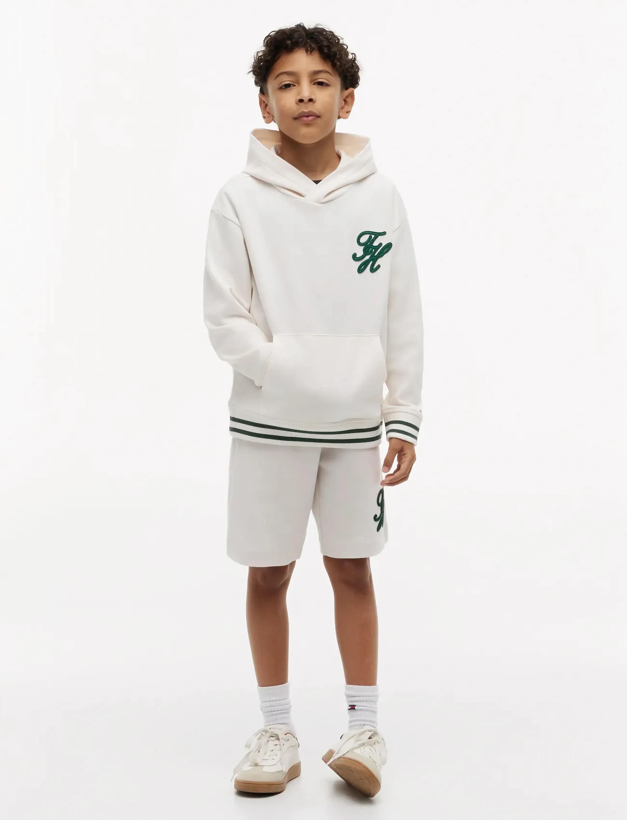 Tommy Hilfiger - TH SCRIPT GRAPHIC HOODIE - hættetrøjer - ancient white - 4