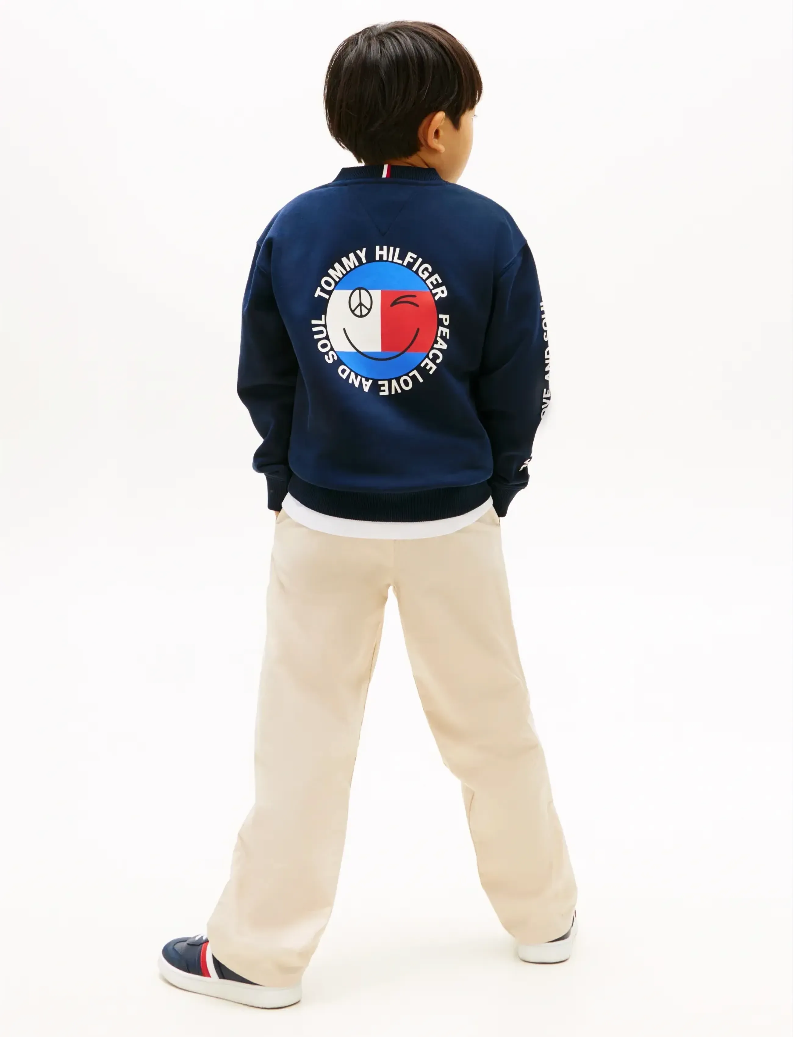 Tommy Hilfiger - FUN FLAG GRAPHIC SWEATSHIRT - sweatshirts - dark night navy - 2