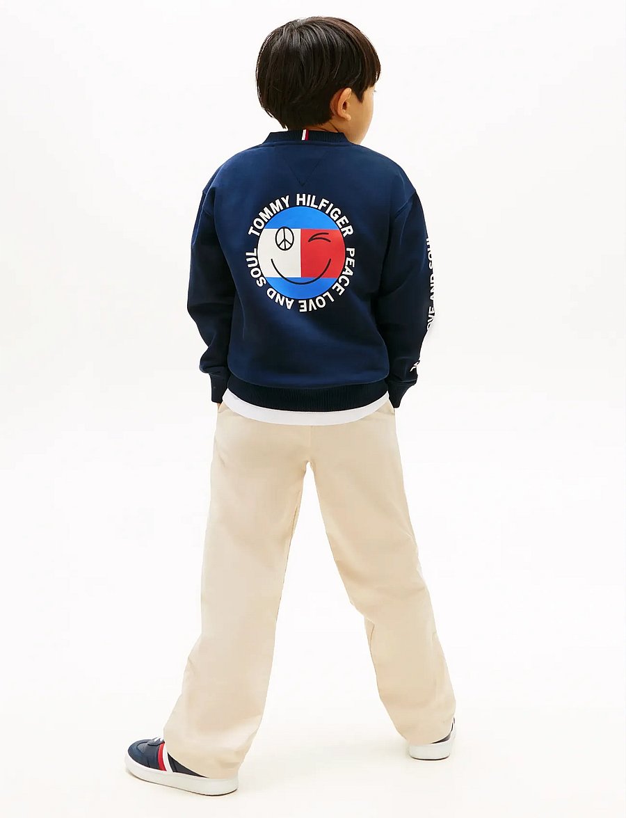 Tommy Hilfiger - FUN FLAG GRAPHIC SWEATSHIRT - sweatshirts - dark night navy - 2
