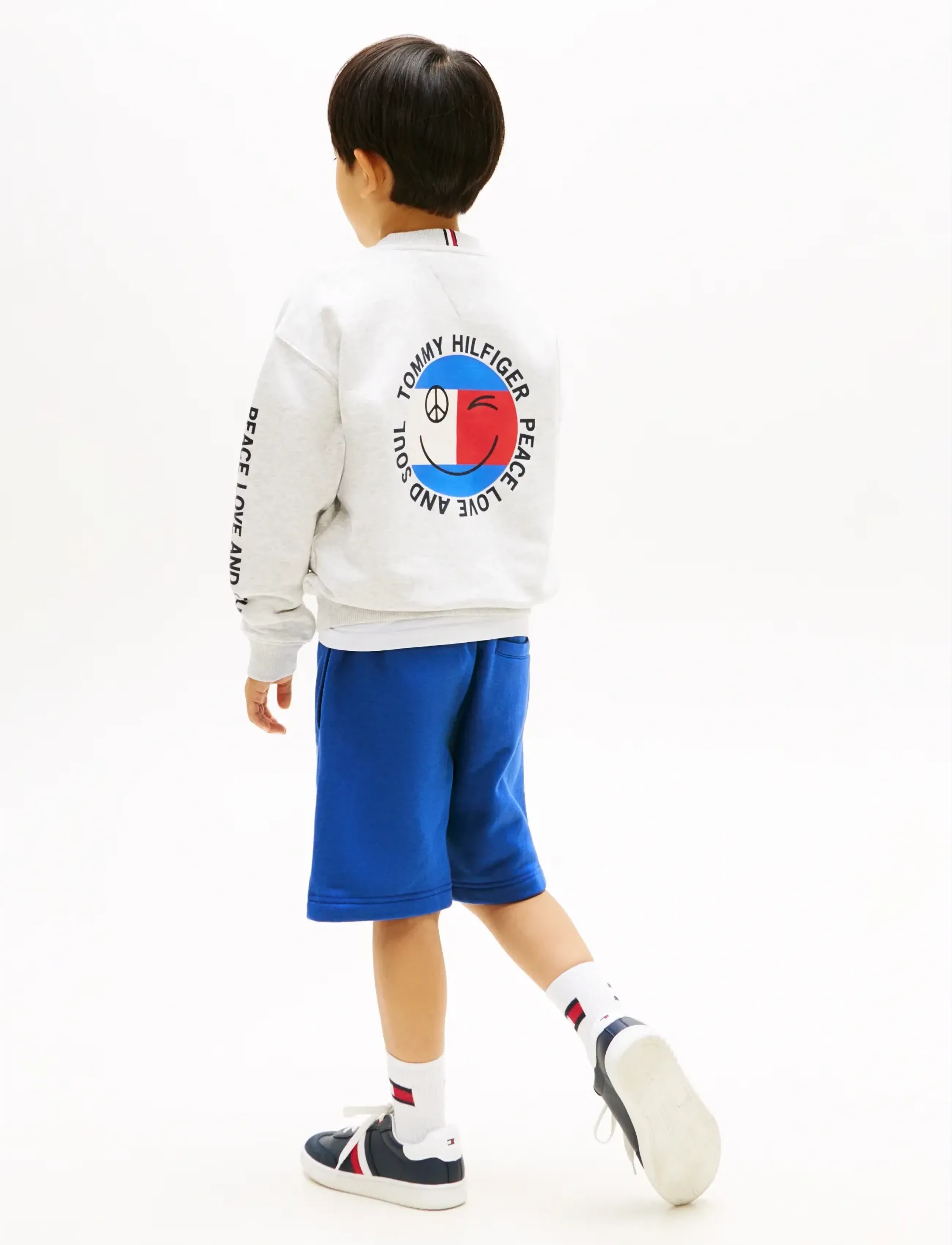 Tommy Hilfiger - FUN FLAG GRAPHIC SWEATSHIRT - sweatshirts - light grey heather - 2