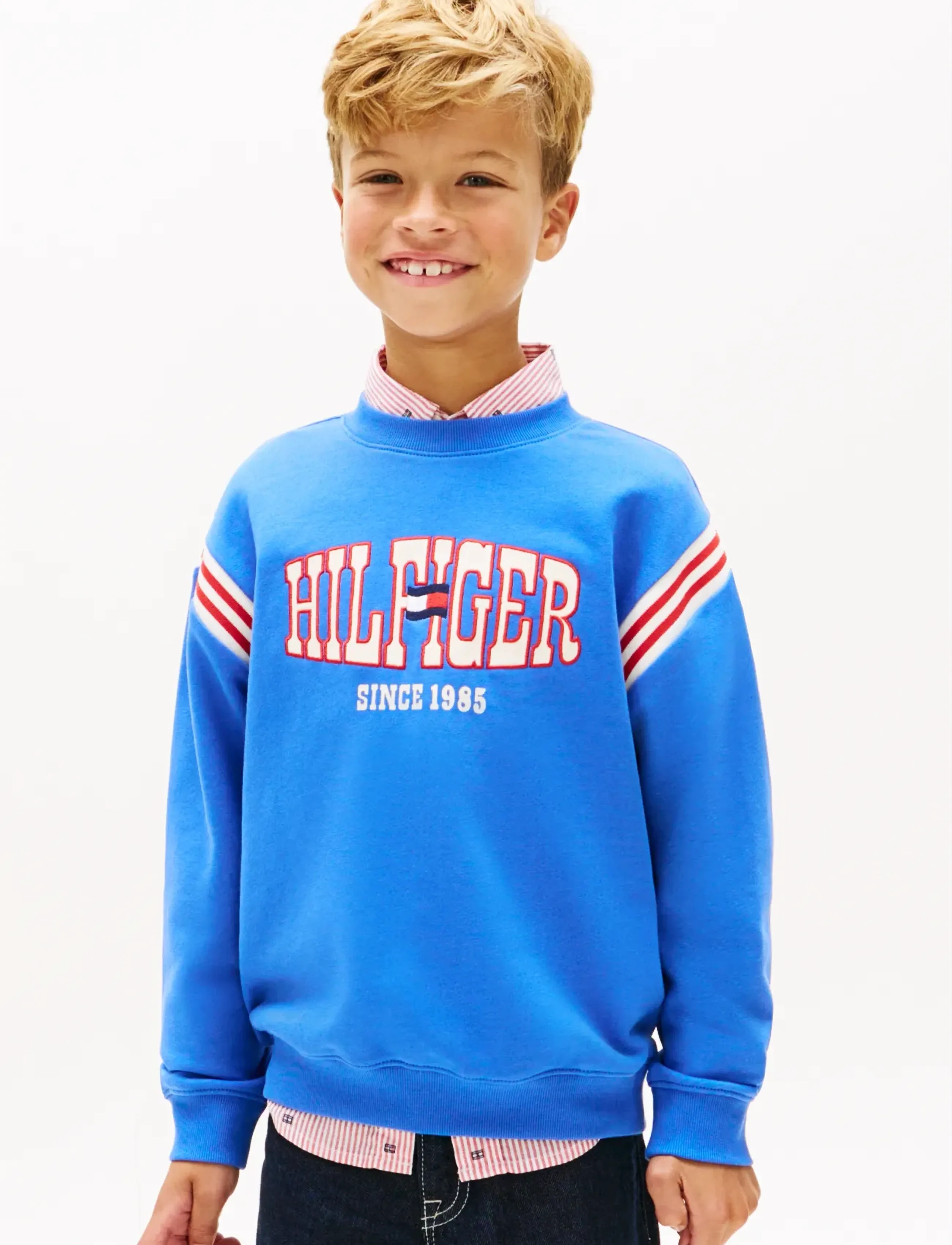 Tommy Hilfiger LOS ANGELES GRAPHIC SWEATSHIRT - Oberteile - EMPIRE BLUE / blue