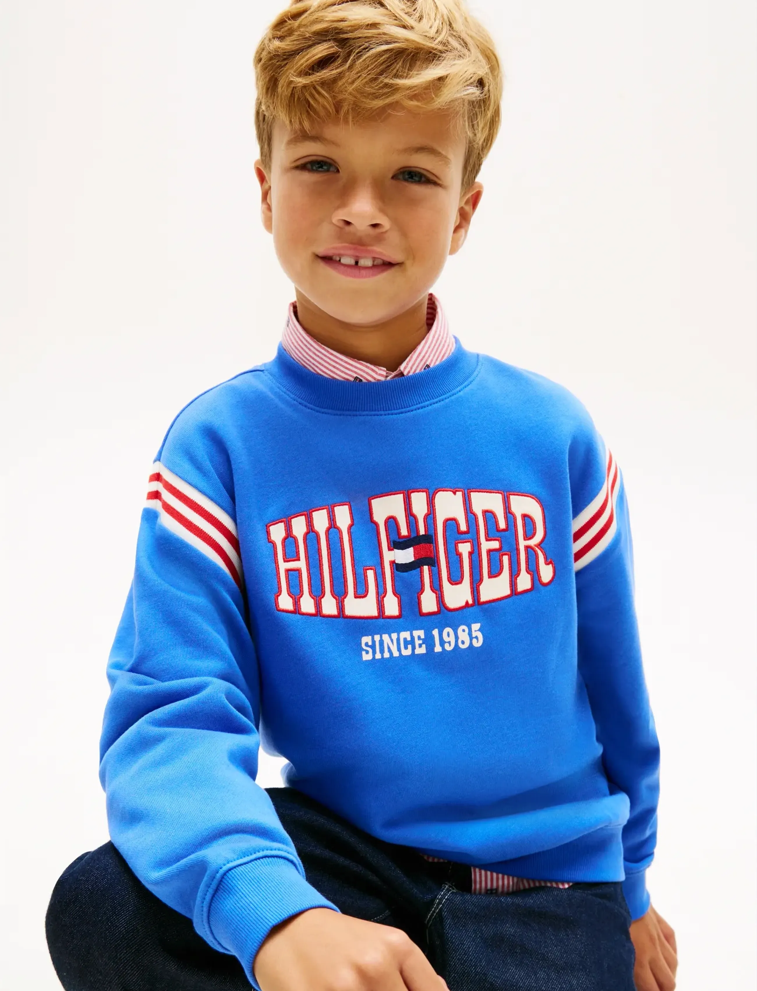 Tommy Hilfiger - LOS ANGELES GRAPHIC SWEATSHIRT - sweatshirts - empire blue - 4