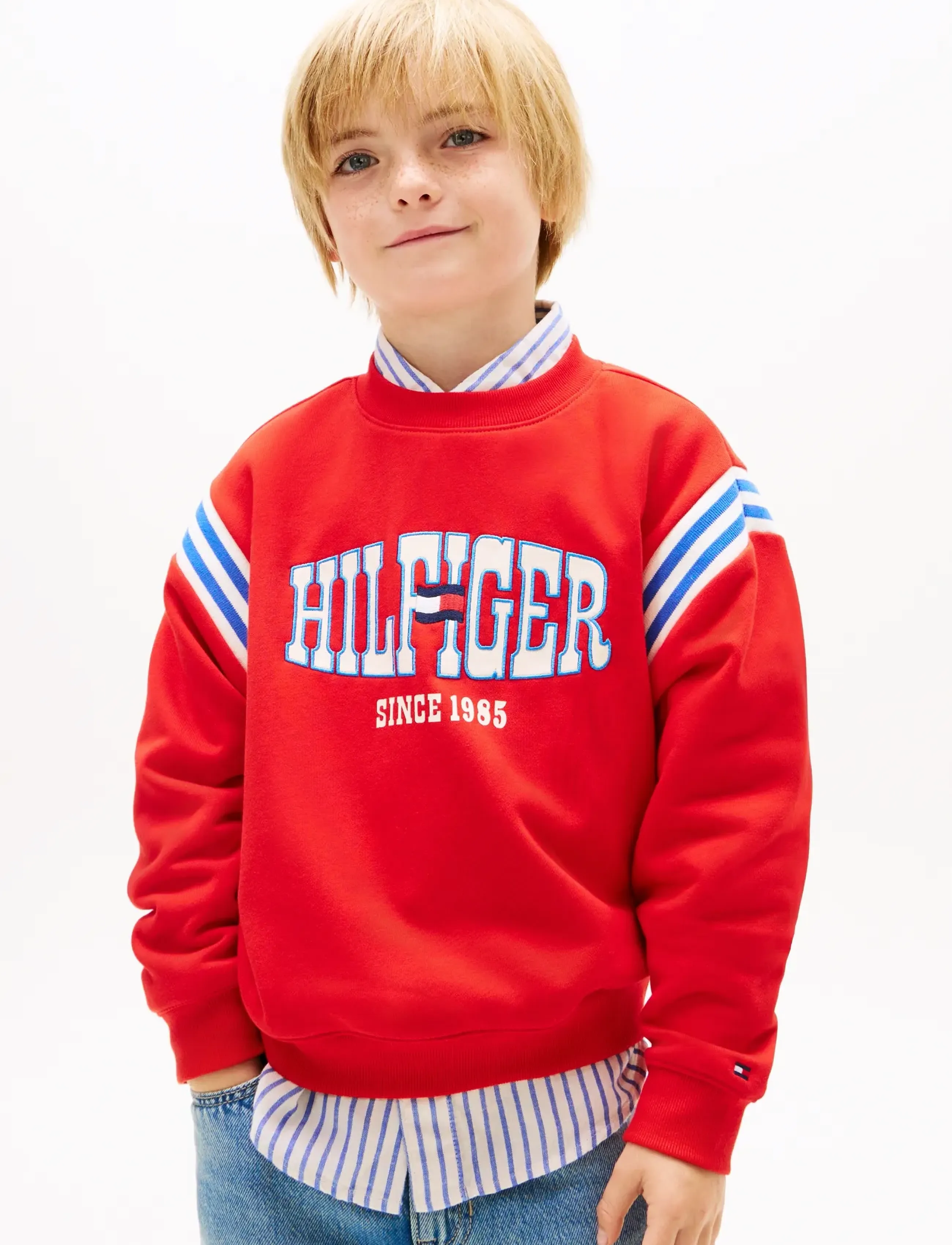 Tommy Hilfiger LOS ANGELES GRAPHIC SWEATSHIRT - Sweatshirts & Hættetrøjer - RAPID RED / red