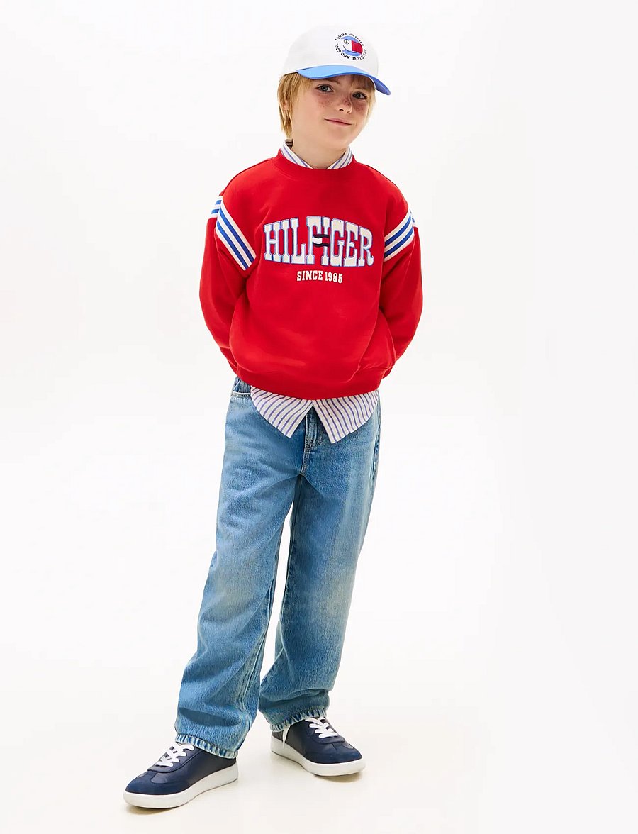 Tommy Hilfiger - LOS ANGELES GRAPHIC SWEATSHIRT - sweatshirts - rapid red - 3