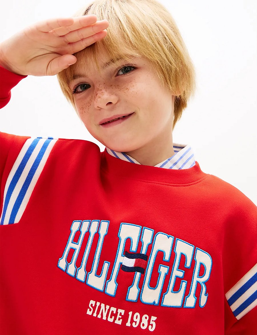 Tommy Hilfiger - LOS ANGELES GRAPHIC SWEATSHIRT - sweatshirts - rapid red - 4