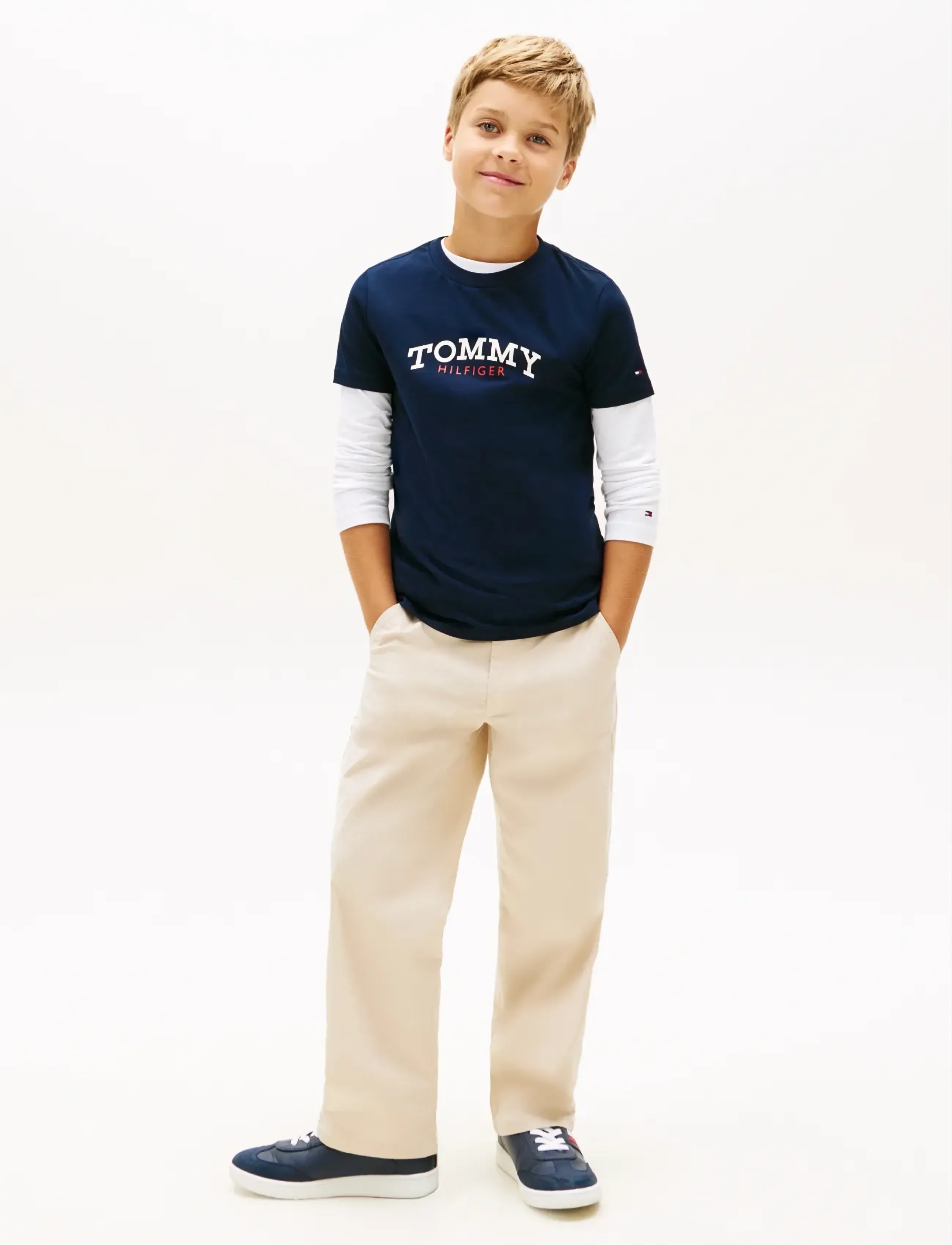 Tommy Hilfiger - MONOGRAM GRAPHIC T-SHIRT - kurzärmelige - dark night navy - 3