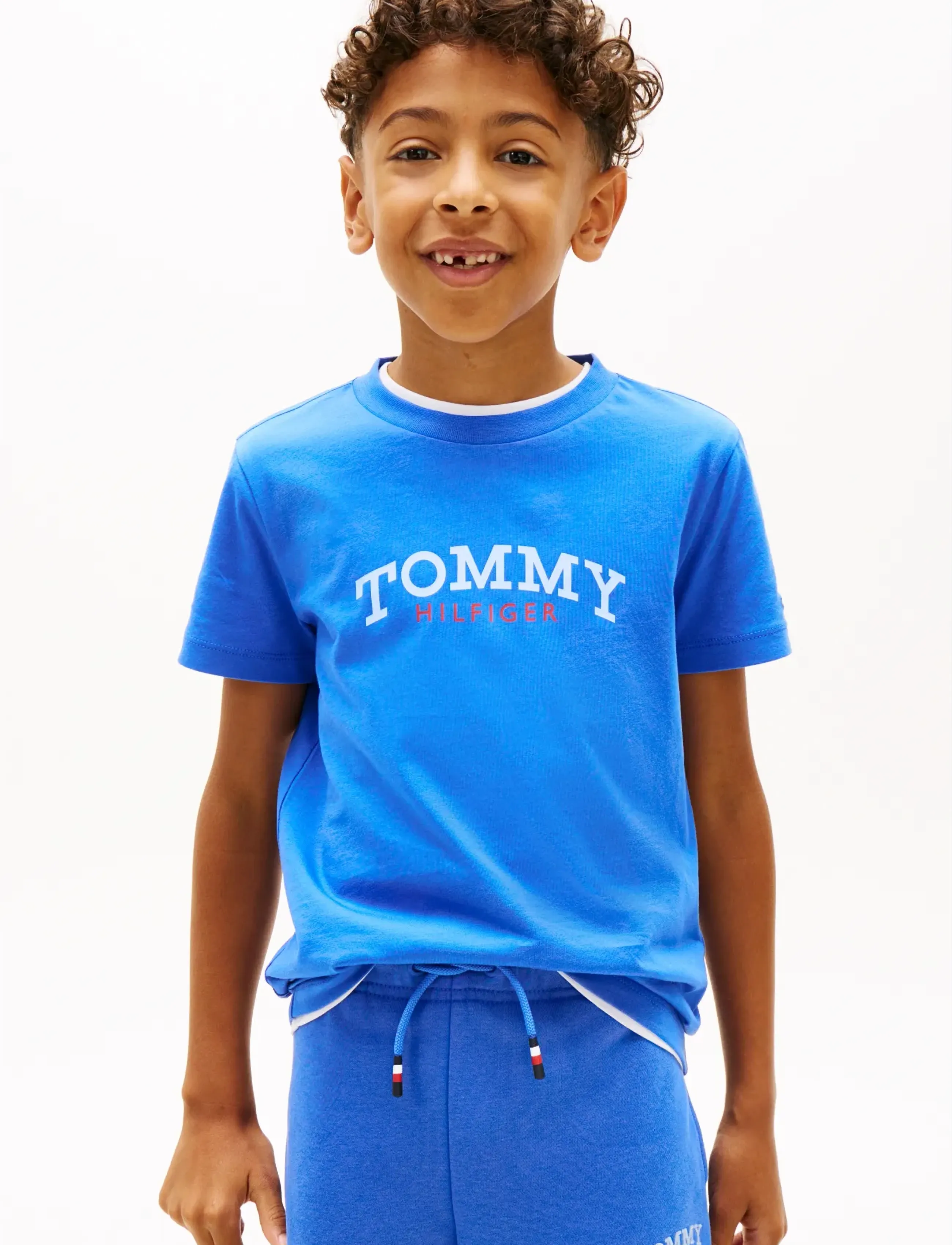 Tommy Hilfiger MONOGRAM GRAPHIC T-SHIRT - Kurzärmelige - EMPIRE BLUE / blue