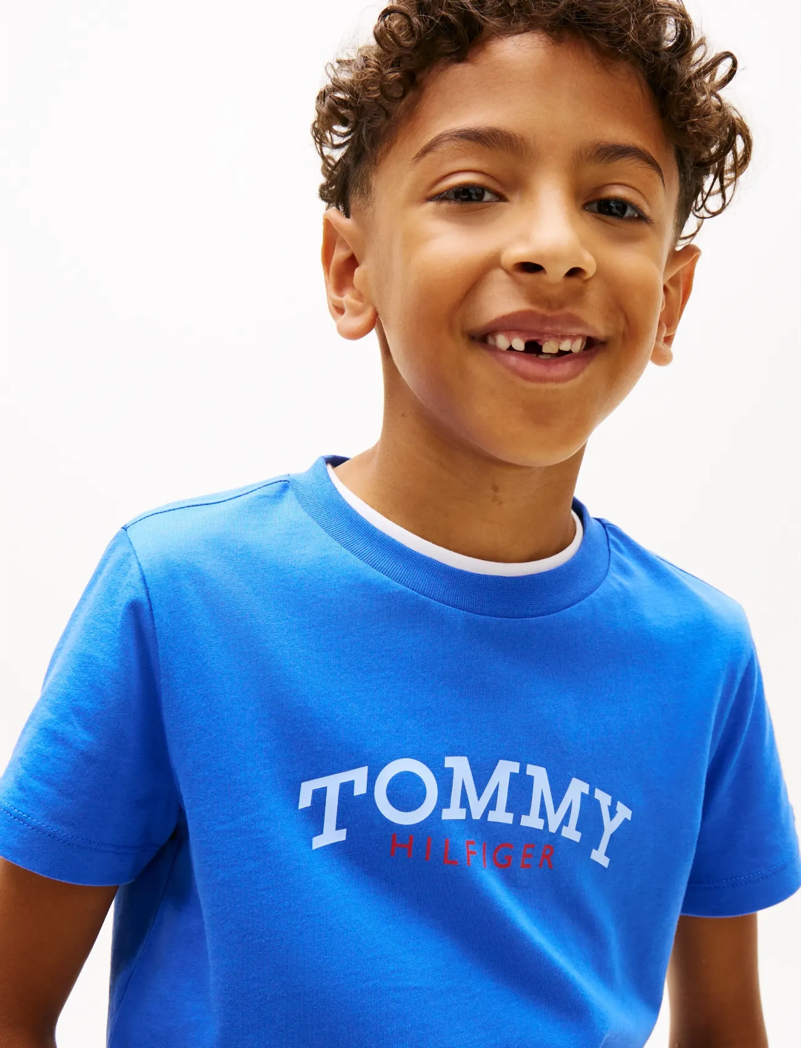 Tommy Hilfiger - MONOGRAM GRAPHIC T-SHIRT - kortærmede t-shirts - empire blue - 4
