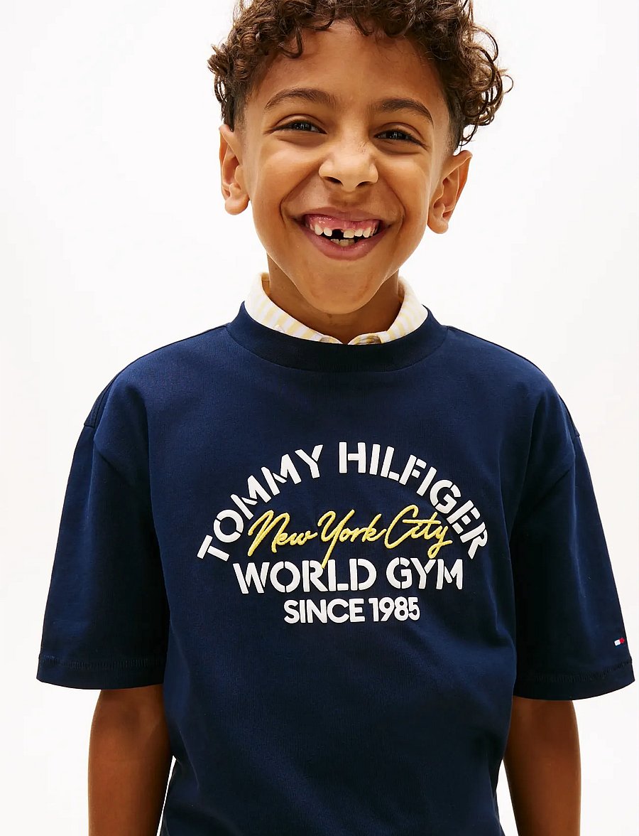 Tommy Hilfiger - TOMMY HILFIGER NYC T-SHIRT - kurzärmelige - dark night navy - 4